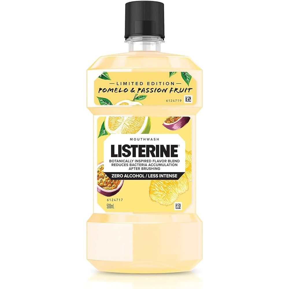 LISTERINE Limited Edition Mouthwash Pomelo And Passion Fruit 500ml