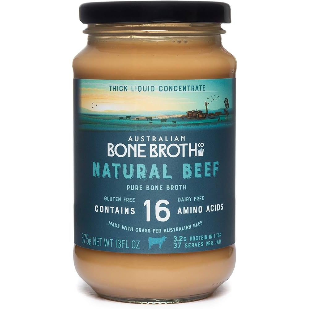 (Expiry 7 Mar 2024) Australian Bone Broth Natural Beef 375g