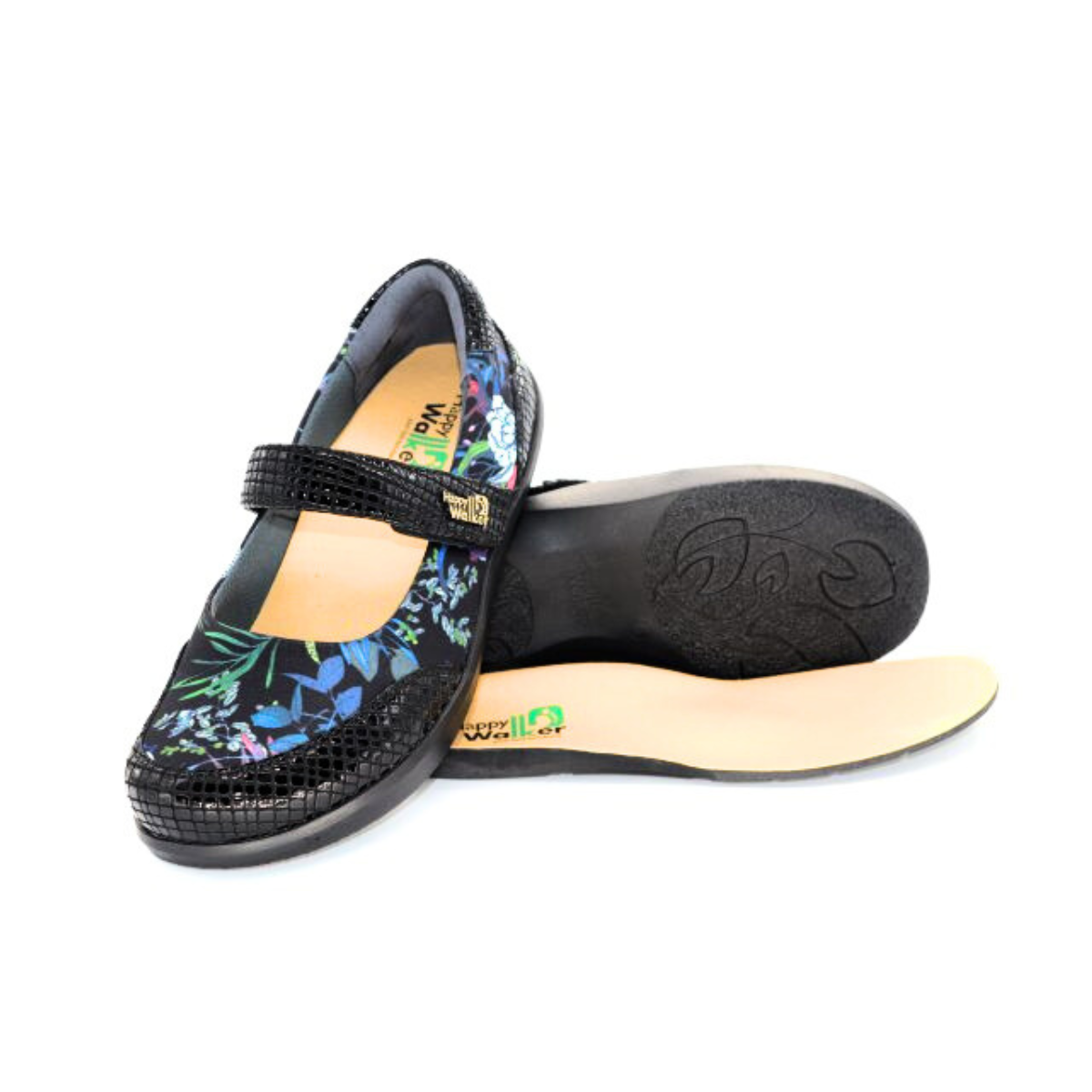 Diana-Black Multicolour-HAPPY WALKER