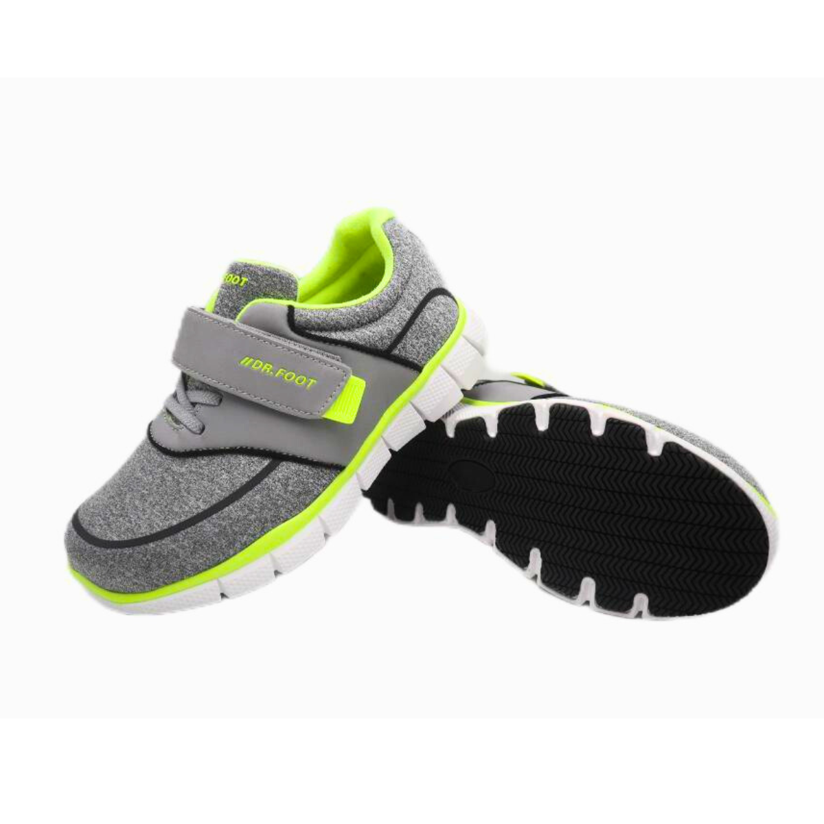 Dr Foot CASUALLITE LT GREY-LIME