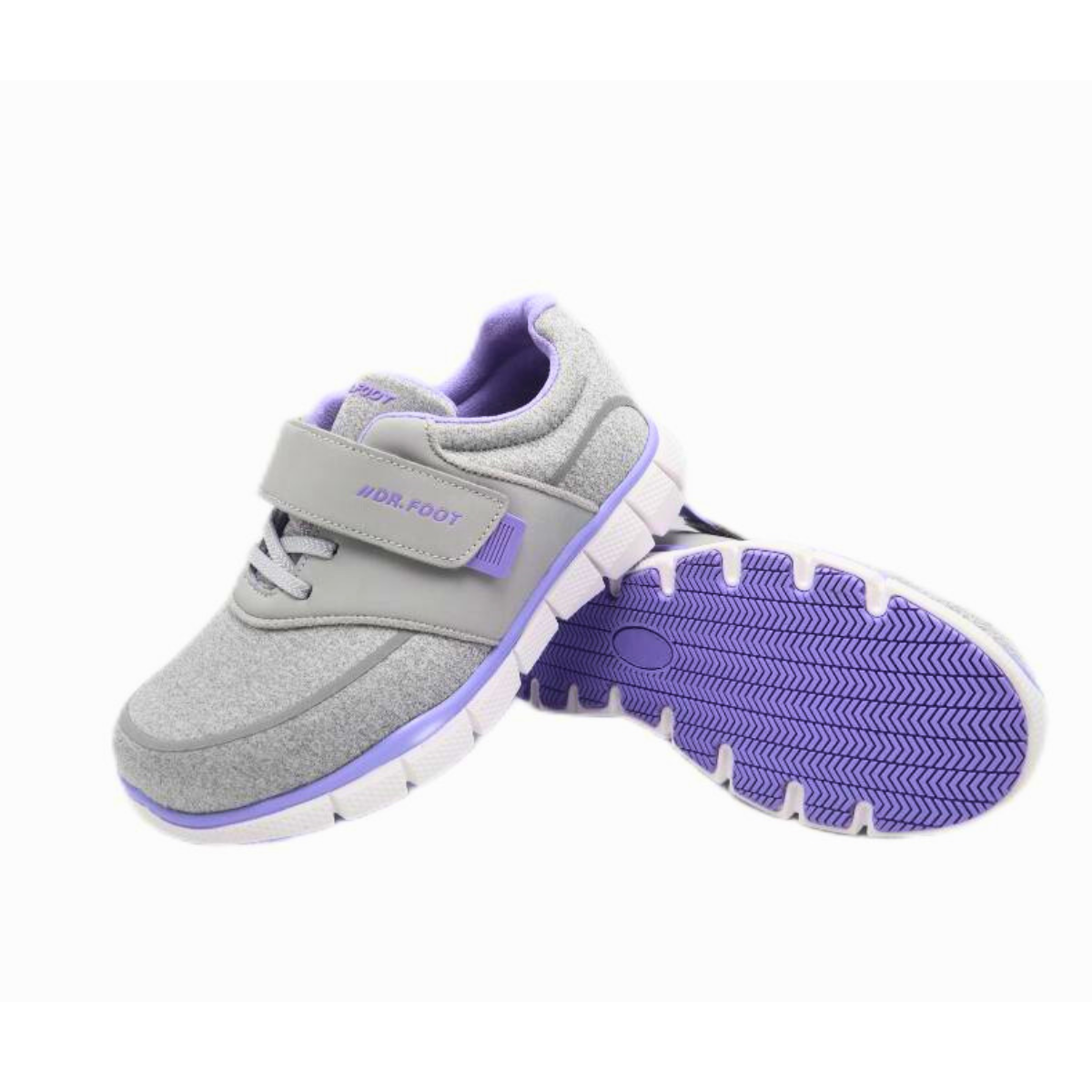 CasualLite-Grey/Purple-HAPPY WALKER