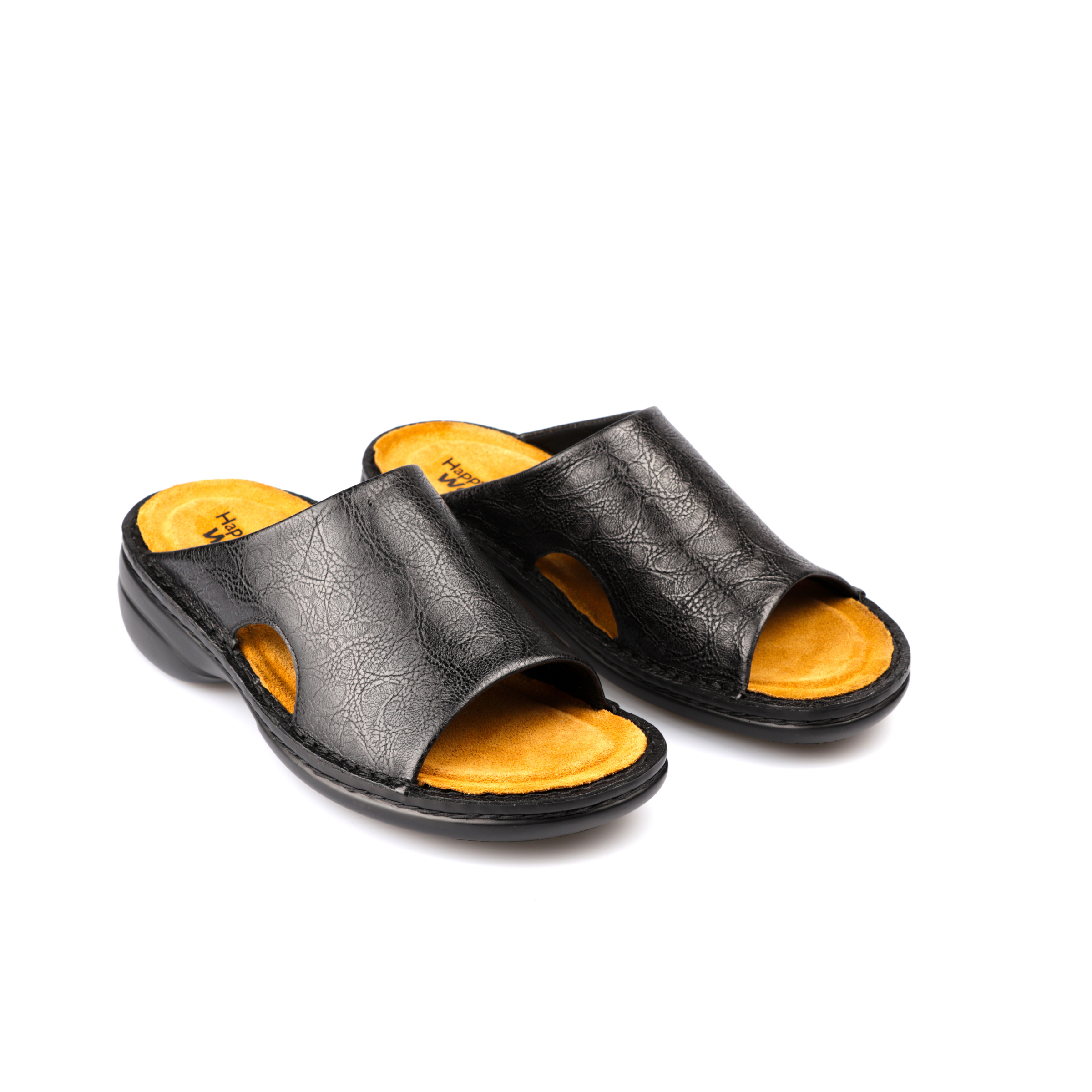 Georgia-Black Embossed-HAPPY WALKER