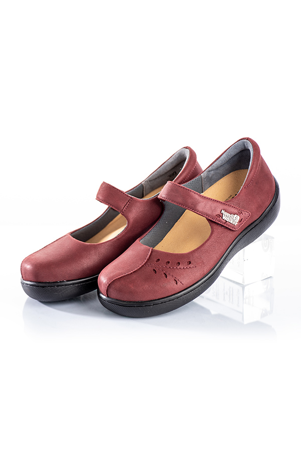 Spain-Wine Red Nubuck-HAPPY WALKER