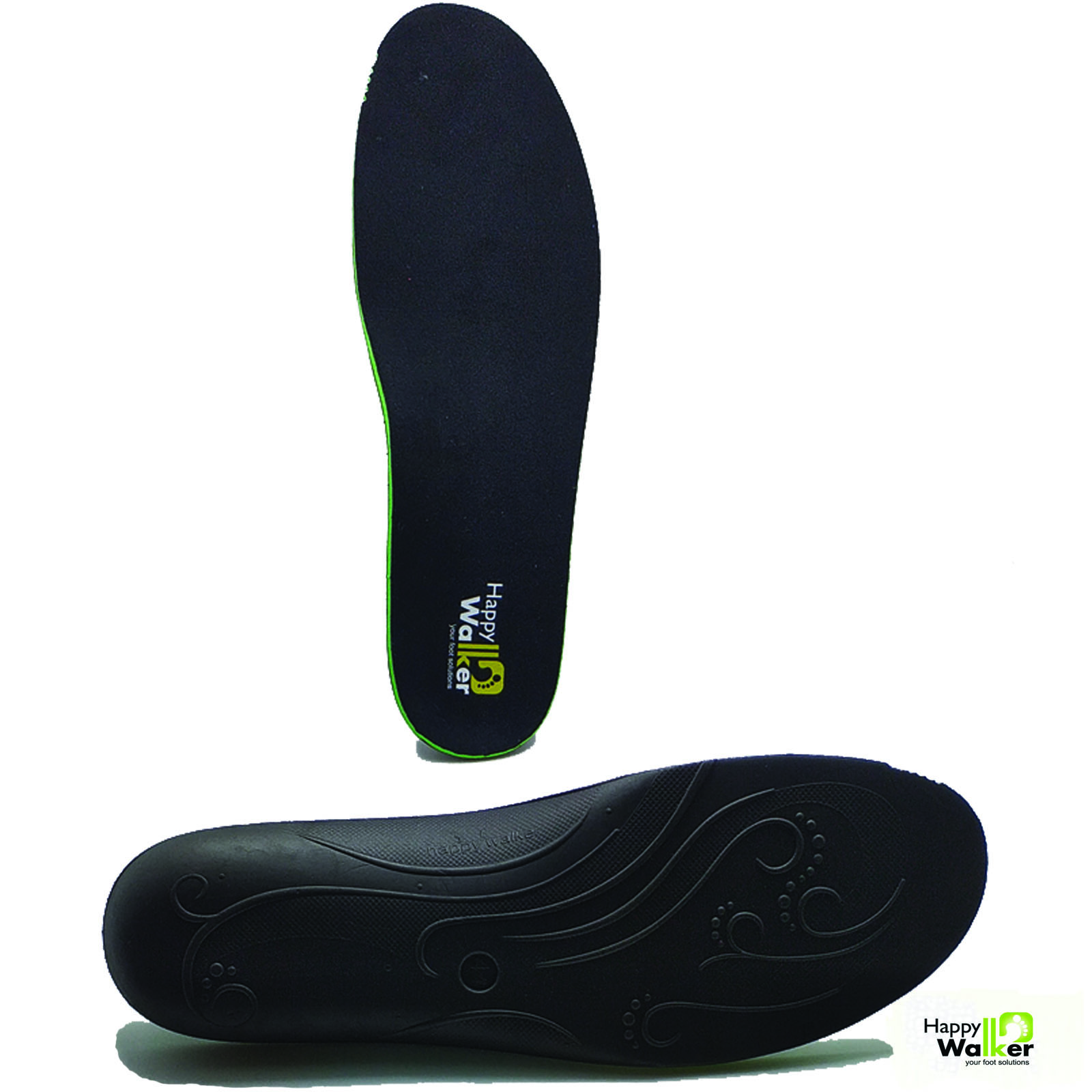 High Arch Insoles-Black-HAPPY WALKER