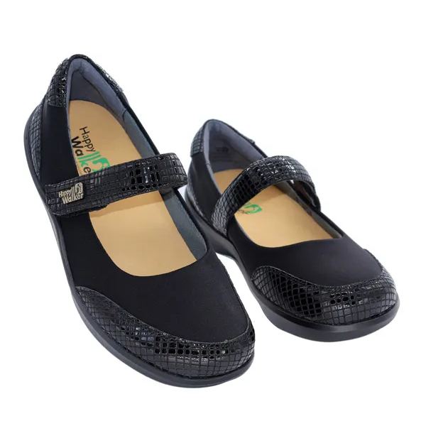 Diana-Black Multicolour-HAPPY WALKER