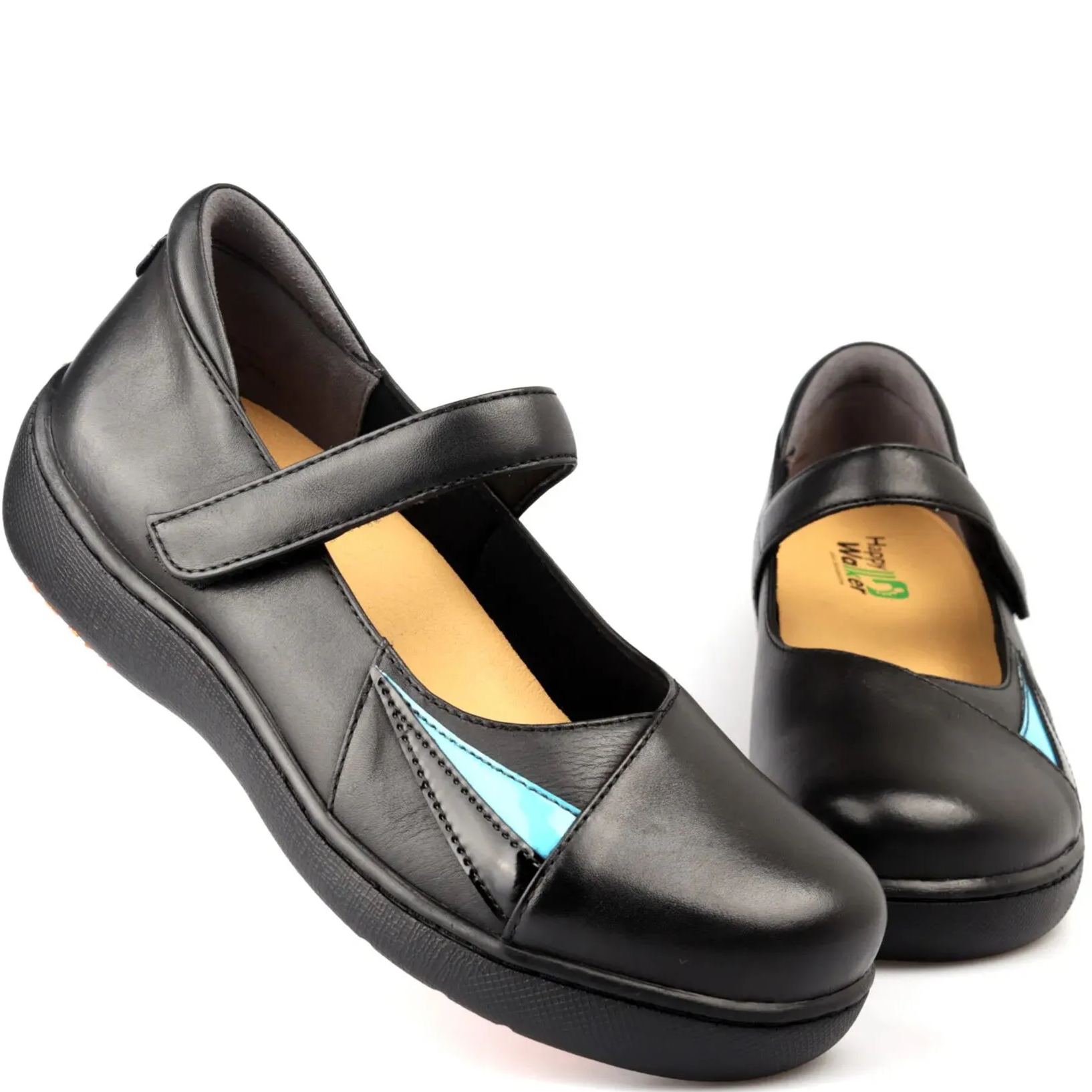 Calla-Black/Blue-HAPPY WALKER