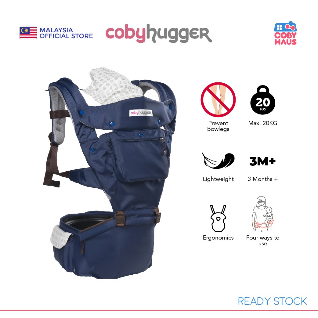 [Coby Hugger] Baby Hipseat + Carrier