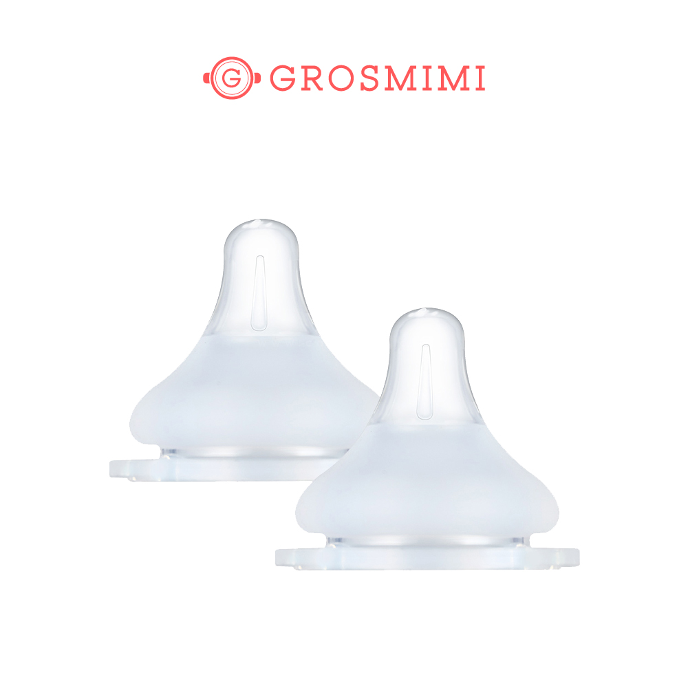 [Grosmimi] The Easy Silicone Teat (Twins Pack)