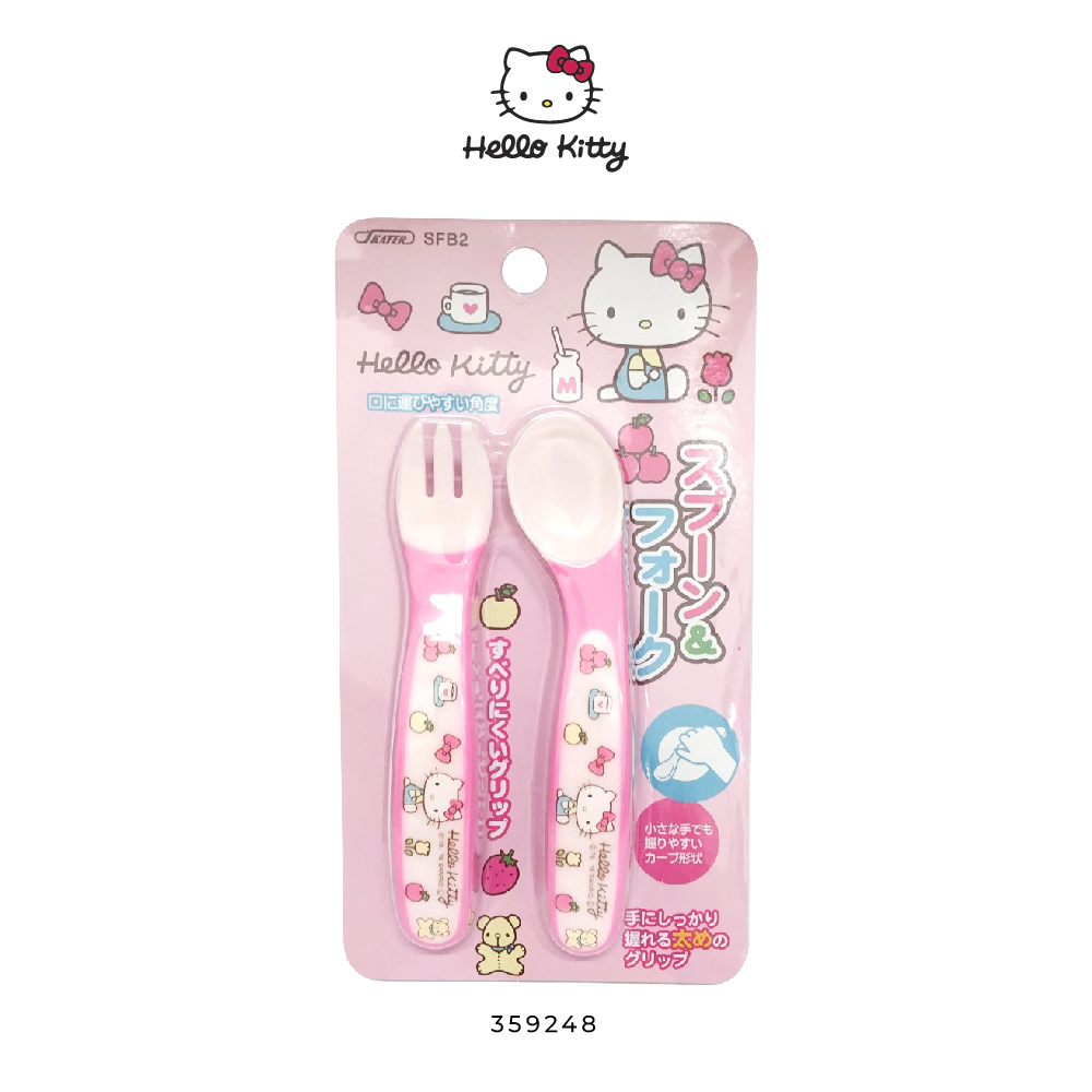 [Hello Kitty] Baby Spoon & Fork