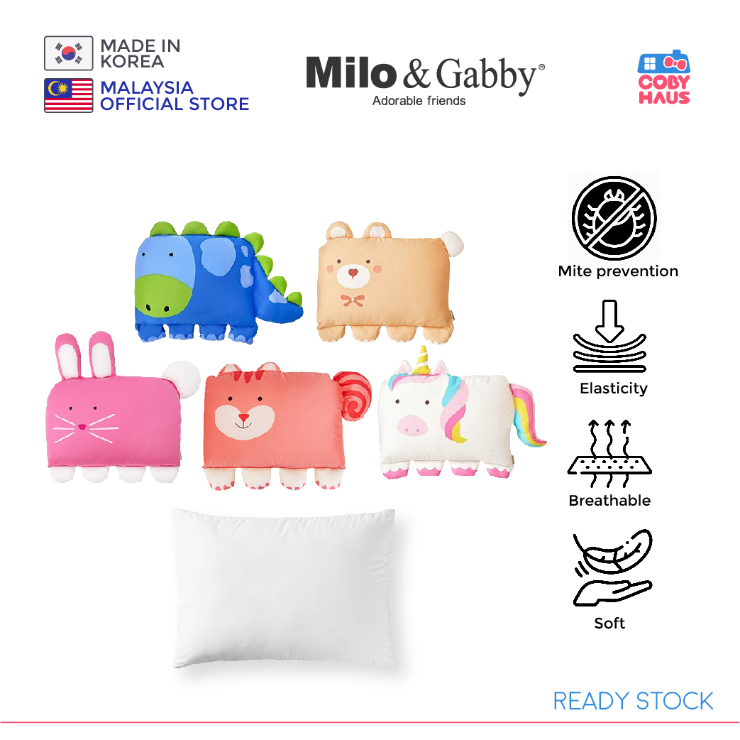 [Milo & Gabby] Korea Breathable Microfiber Kids Pillow