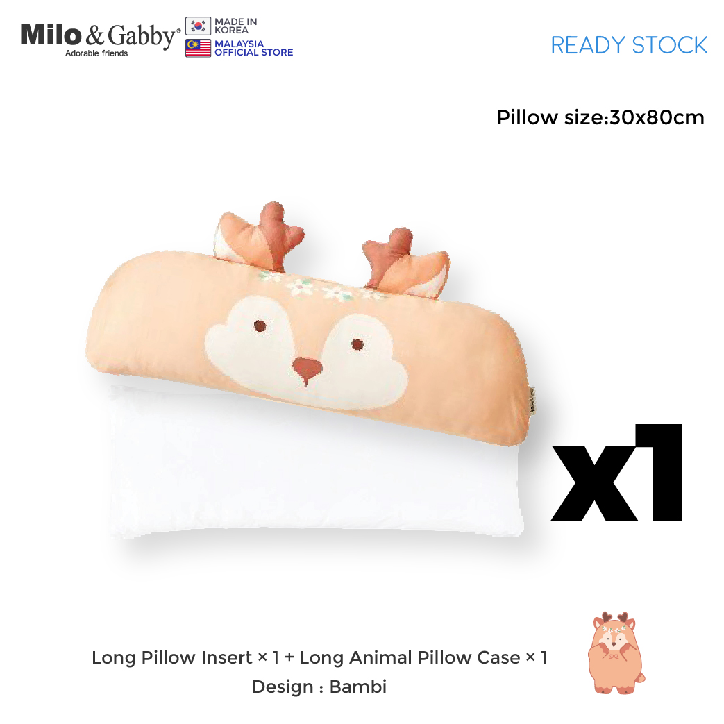 Milo & Gabby] Korea Breathable Microfiber Long Pillow