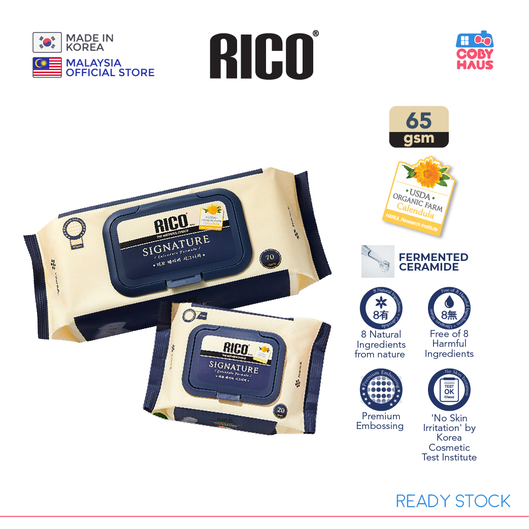 [Rico] Wet Wipes Signature 65GSM