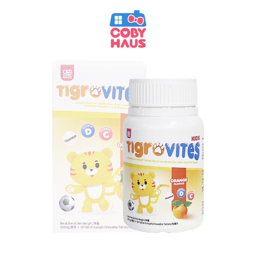 [Coby Haus] Kids Tigrovites Tiger Milk Mushroom Chewable Tablets