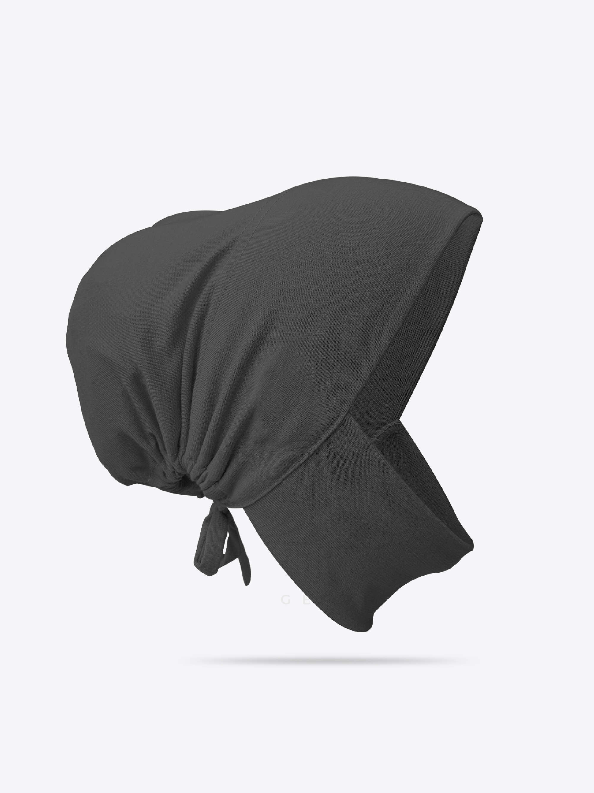 GERPI Anak Tudung Berdagu Tali Soft Cotton Lycra | Inner Tudung Berdagu | Scarf Berdagu | Inner Dagu | Serkup Dagu in Black