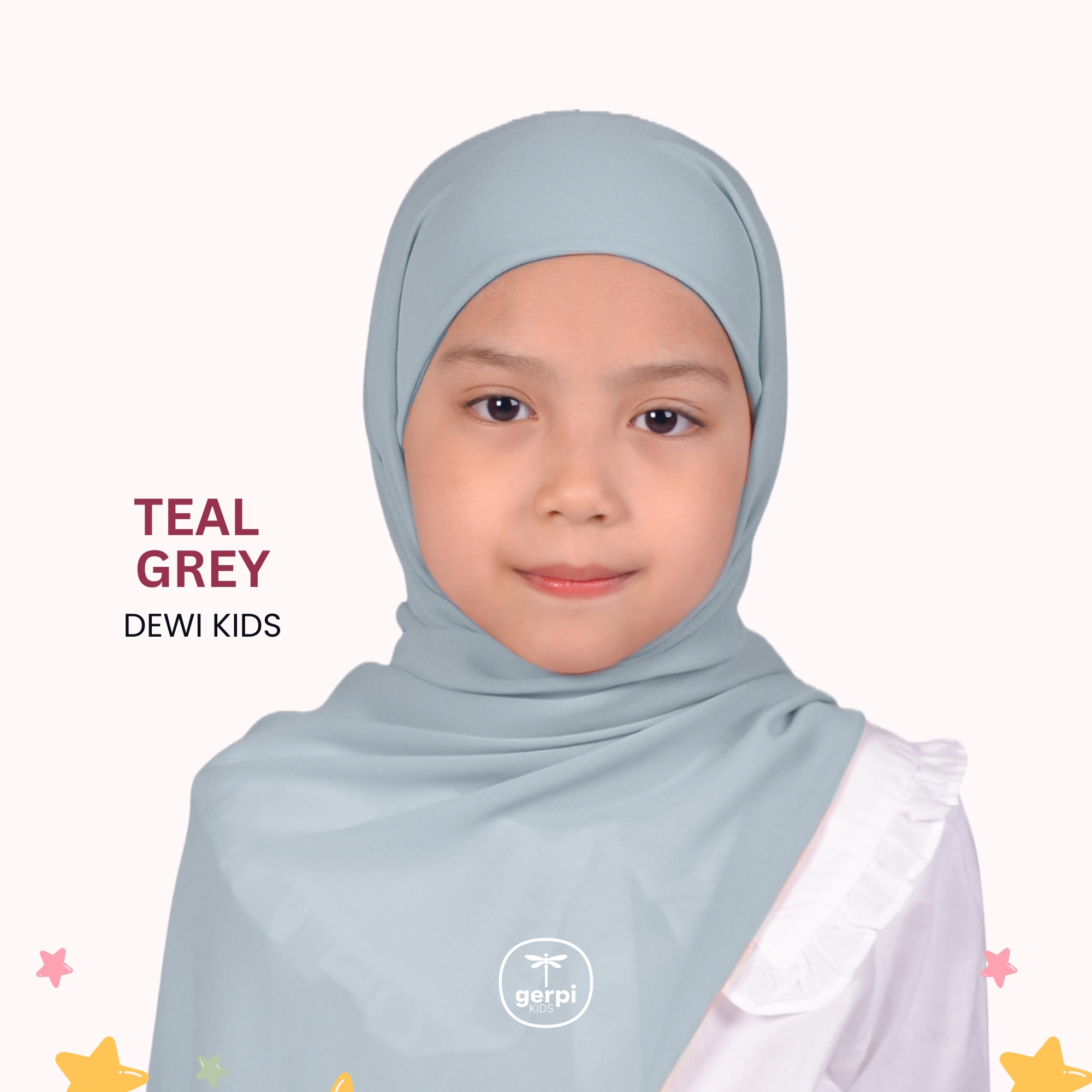Dewi Kids Instant Shawl with Strapped Inner