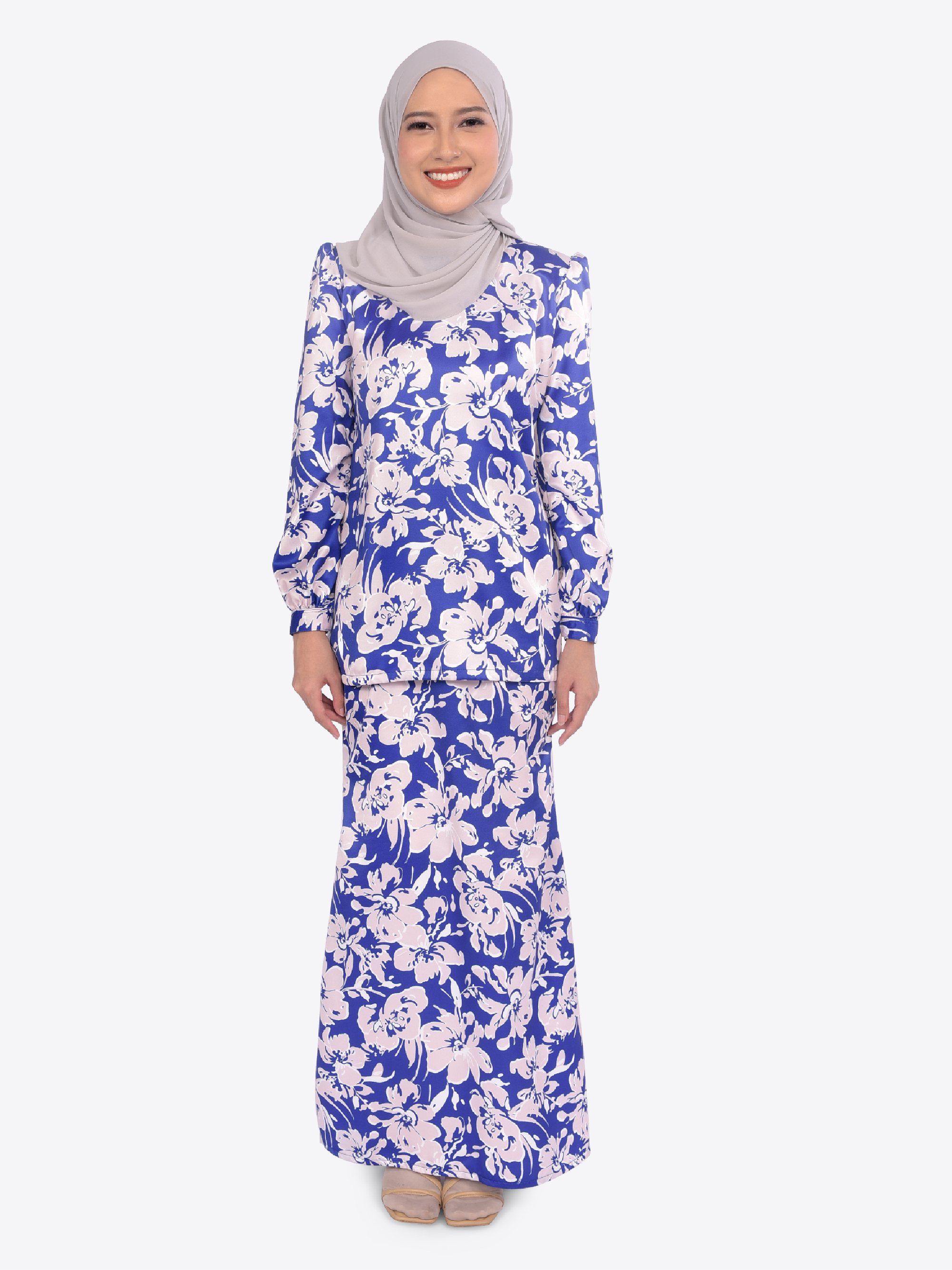 Baju Kurung Moden Flores Raya 2024