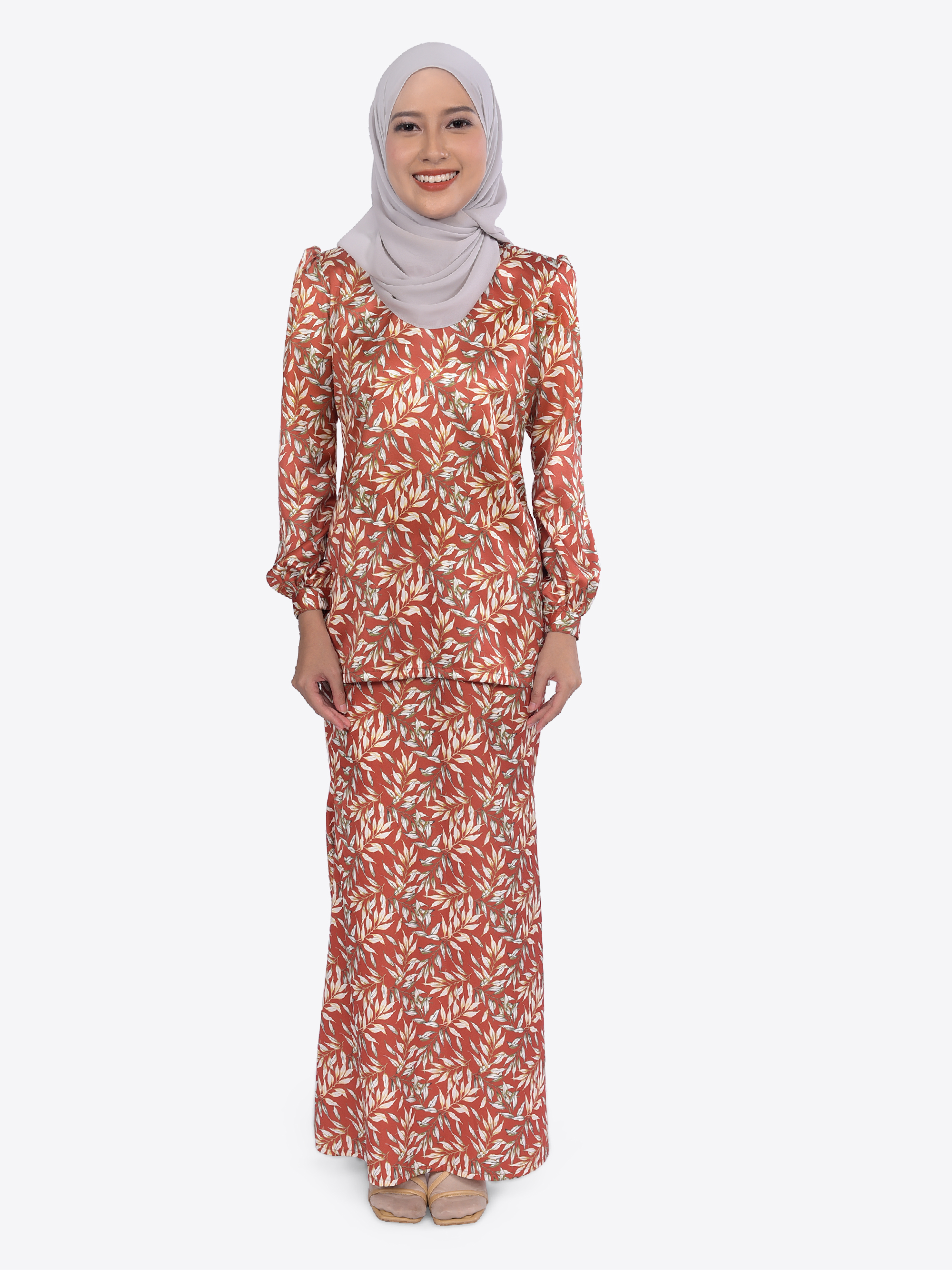 Baju Kurung Moden Flores Raya 2024