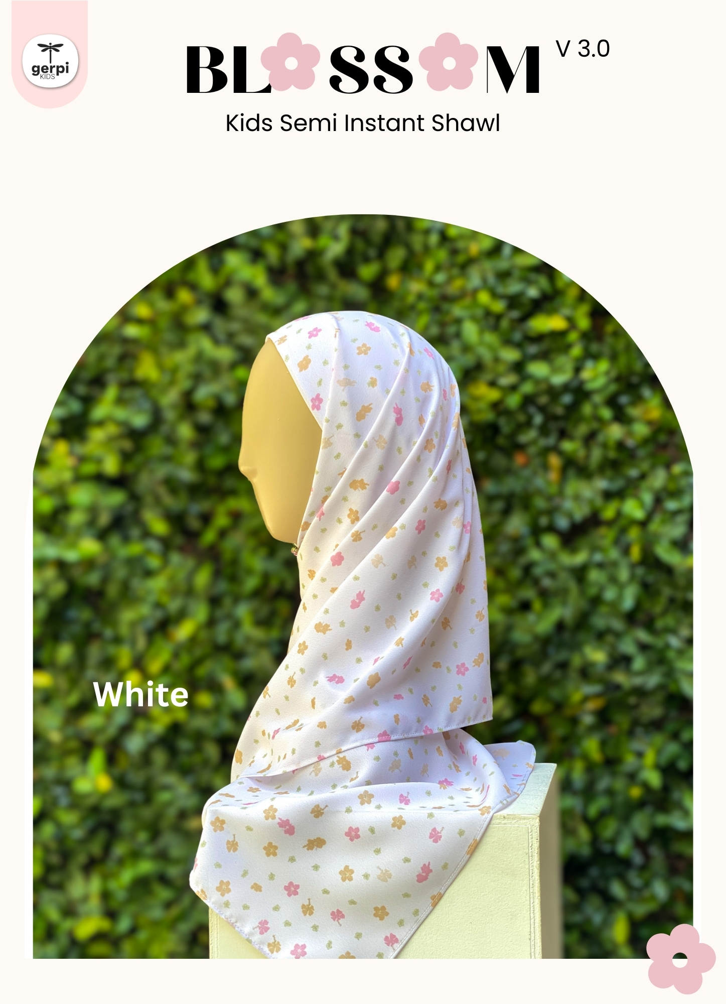 Dewi Kids Instant Shawl (Blossom V 3.0)