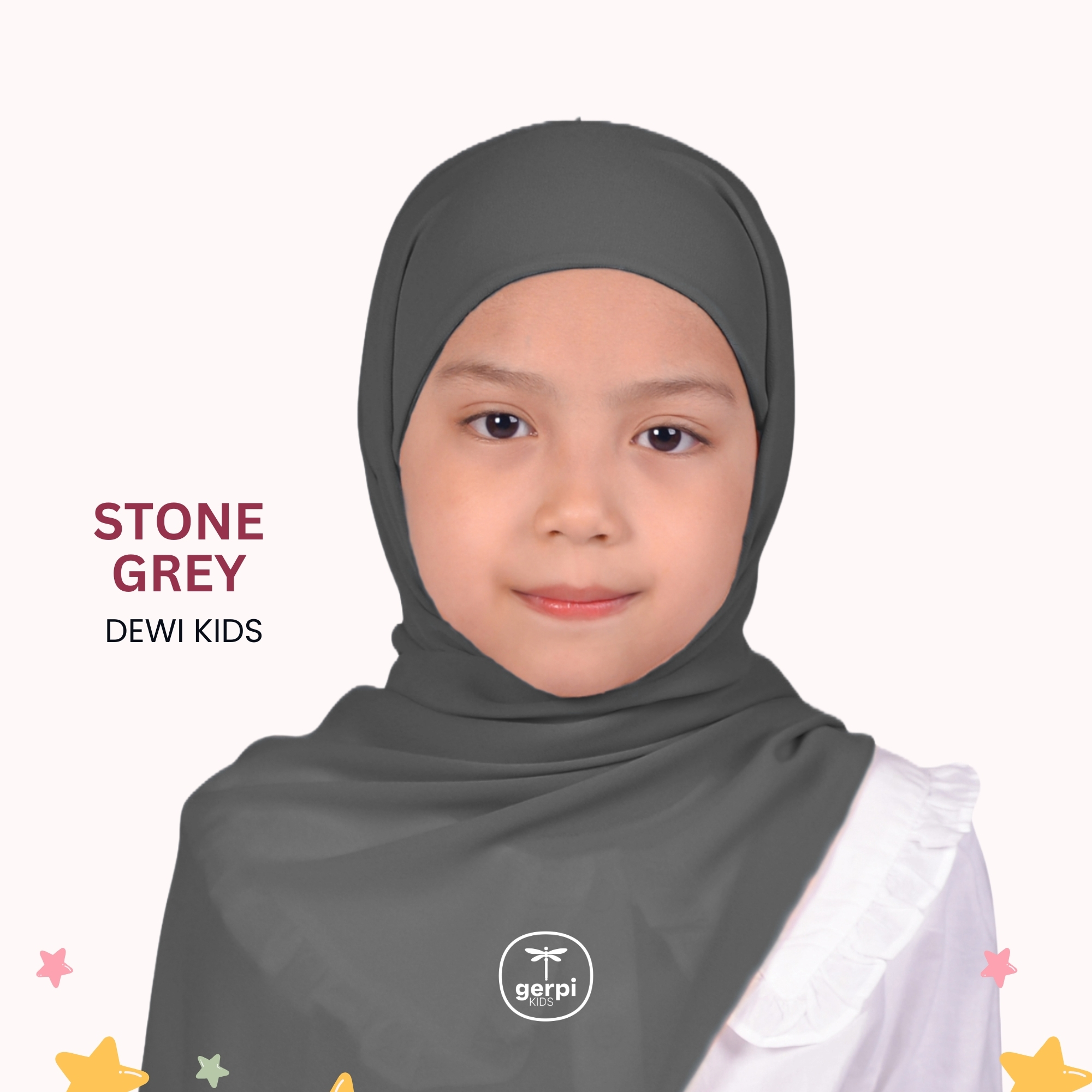 Dewi Kids Instant Shawl with Strapped Inner