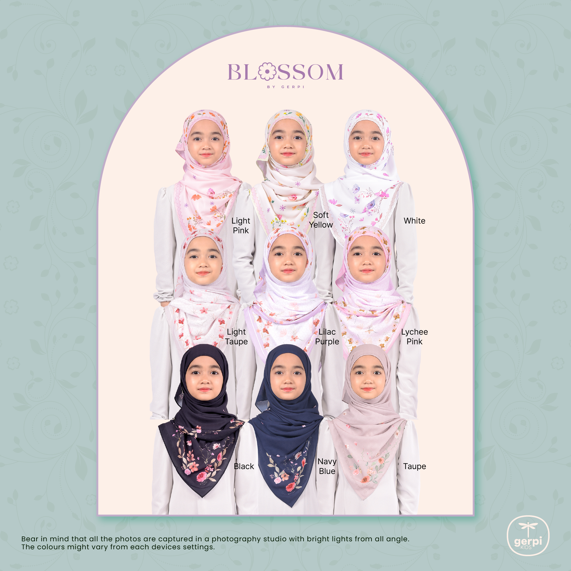 Blossom Instant Shawl Raya 2024