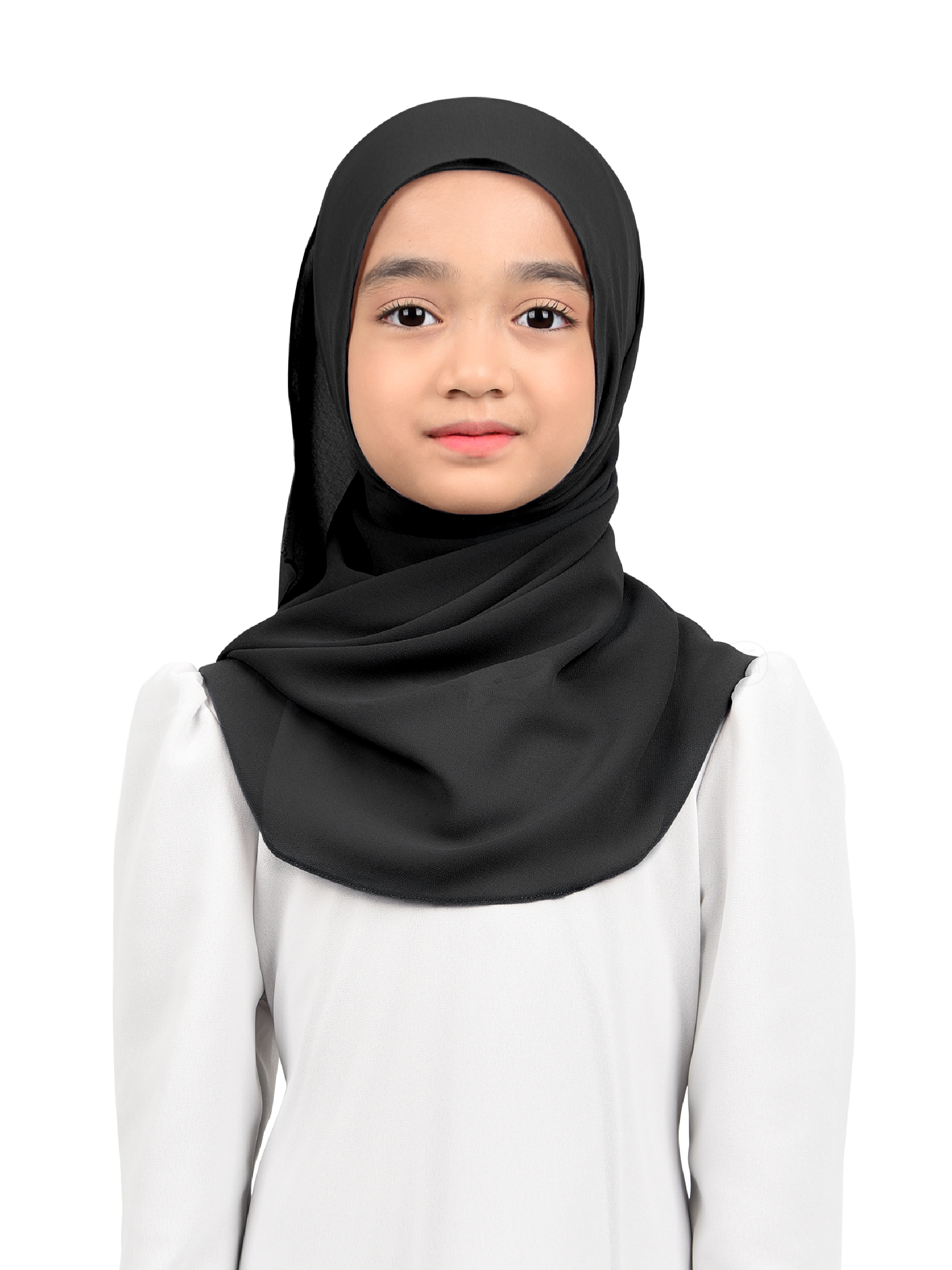Lalita Kids Instant Shawl in Black Color