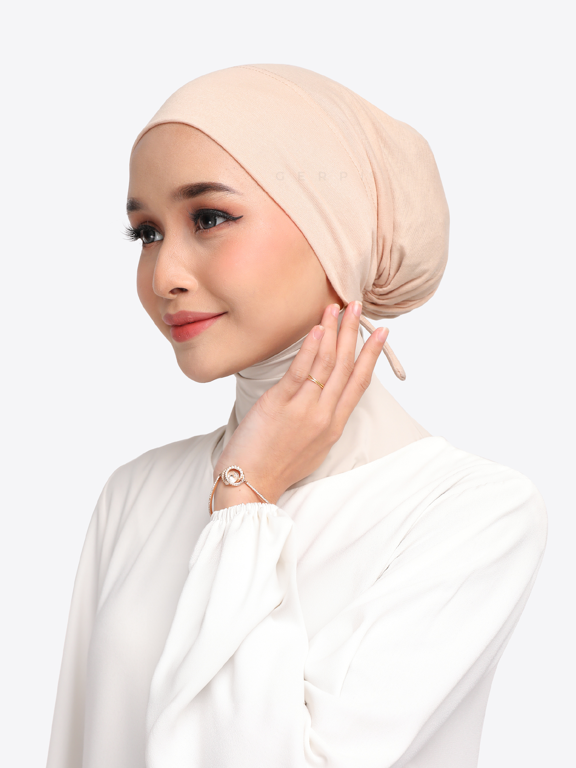 GERPI Inner Tudung Bertali Soft Lycra | Tie Back Inner