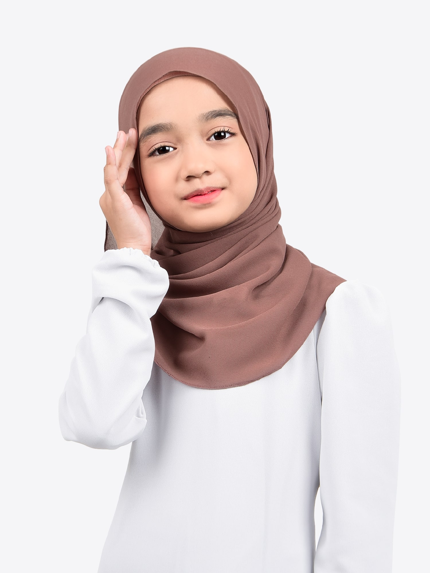 GERPI Lalita Semi Instant Shawl Kids Curve  Free Inner | Tudung Budak