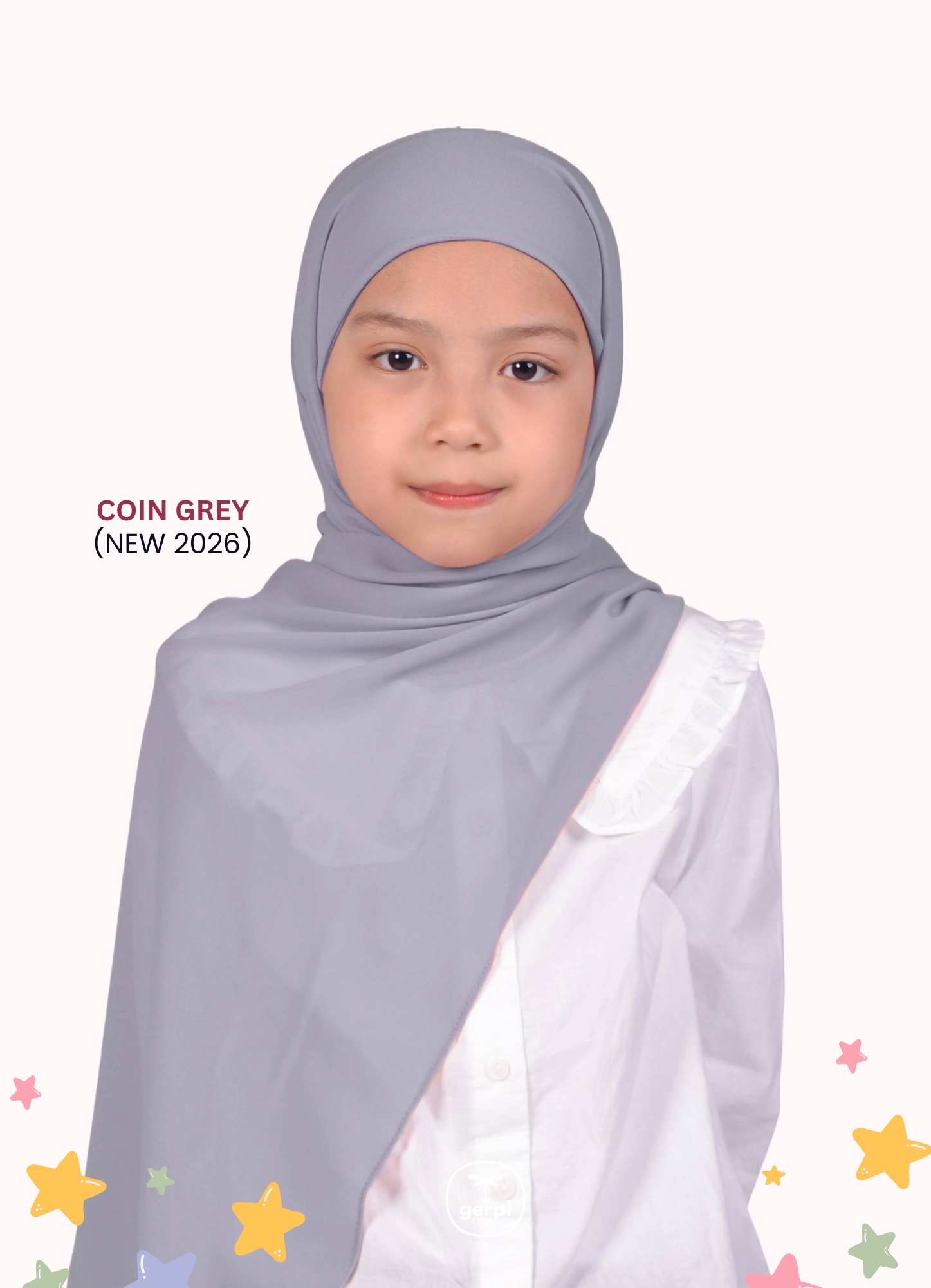Dewi Kids Instant Shawl with Strapped Inner