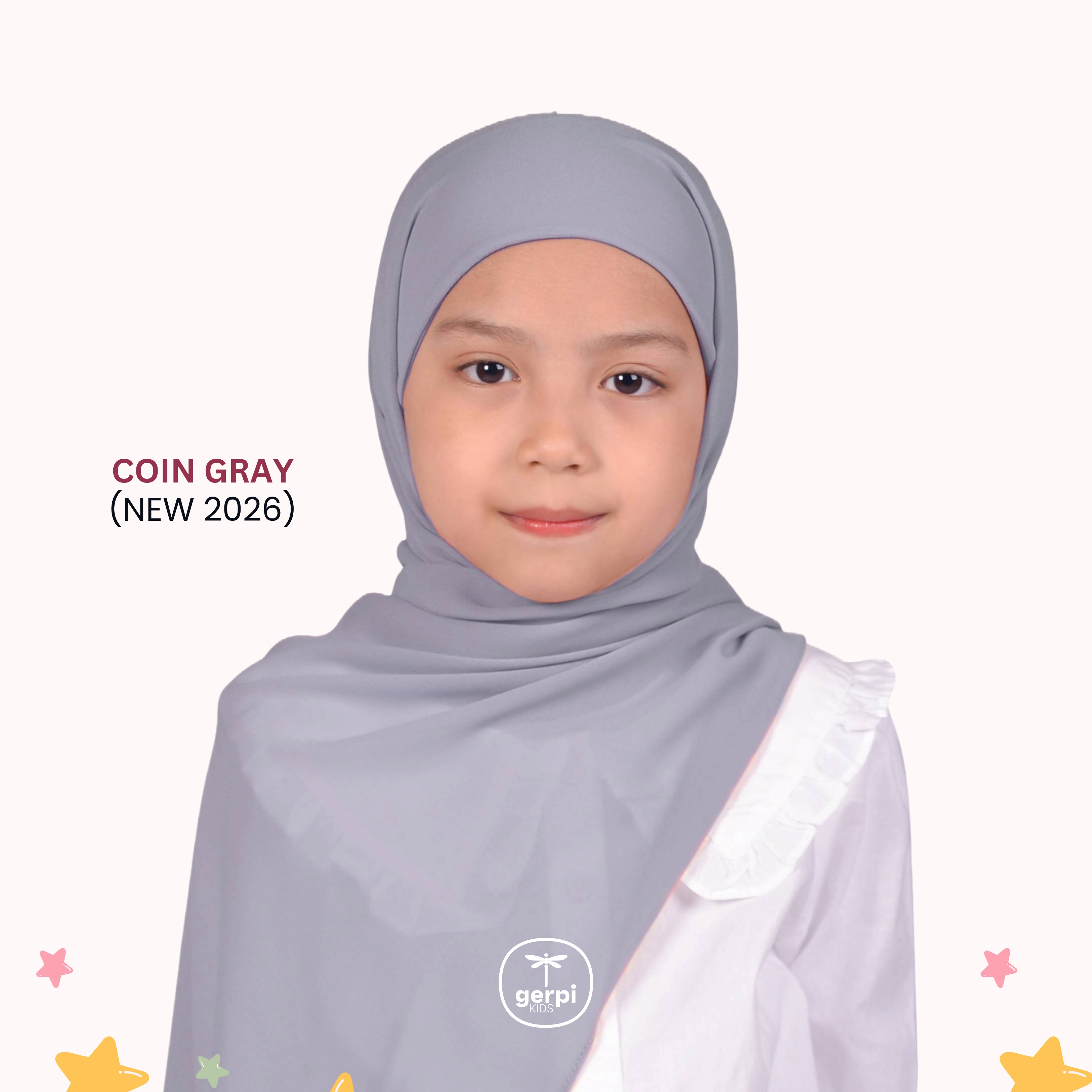 Dewi Kids Instant Shawl with Strapped Inner