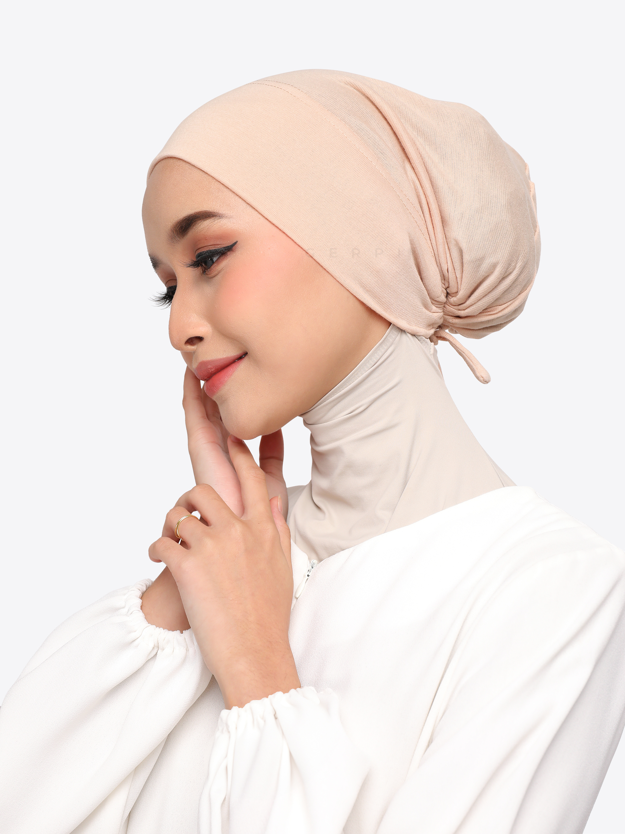 GERPI Inner Tudung Bertali Soft Lycra | Tie Back Inner
