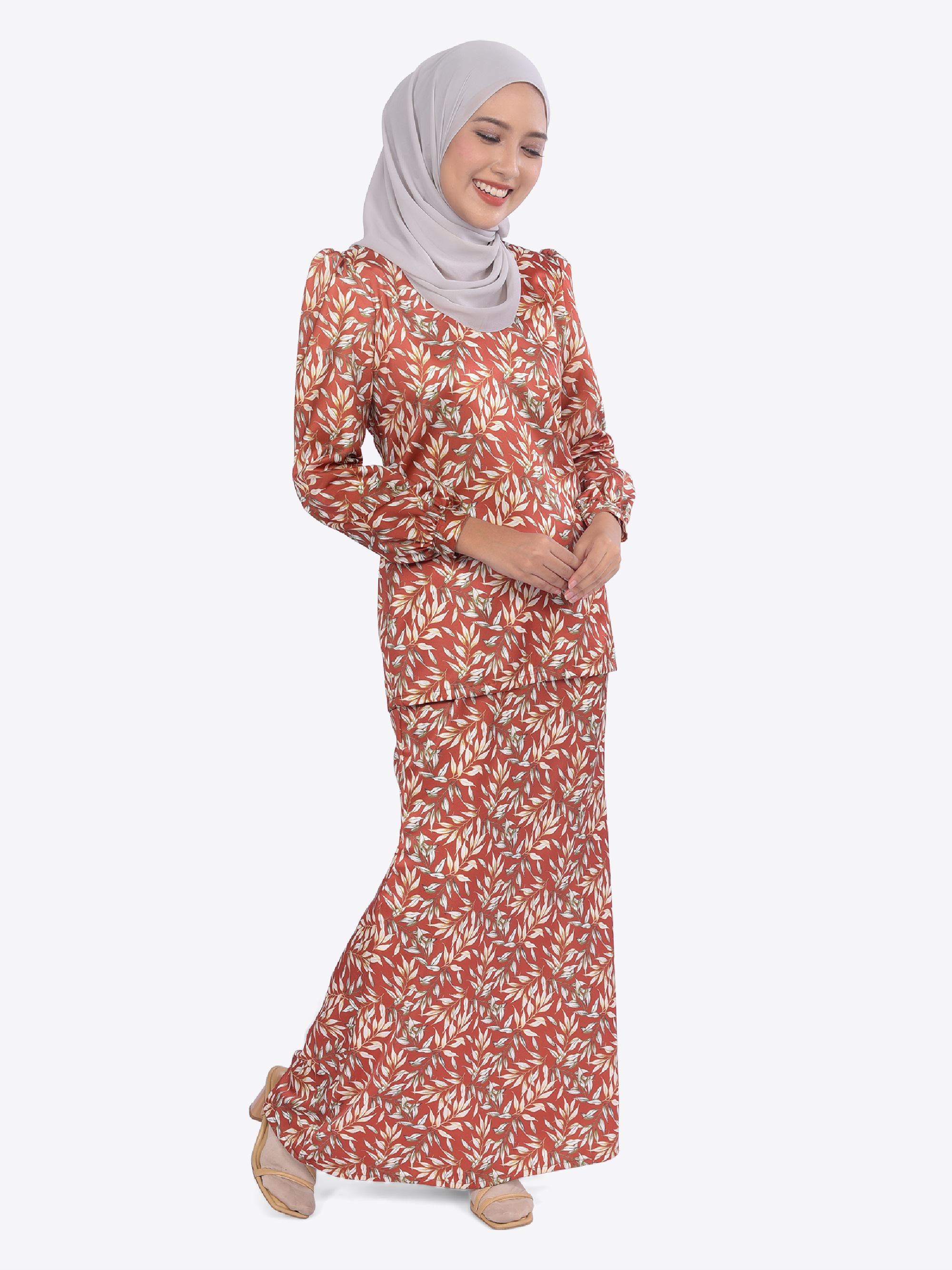 Baju Kurung Moden Flores Raya 2024