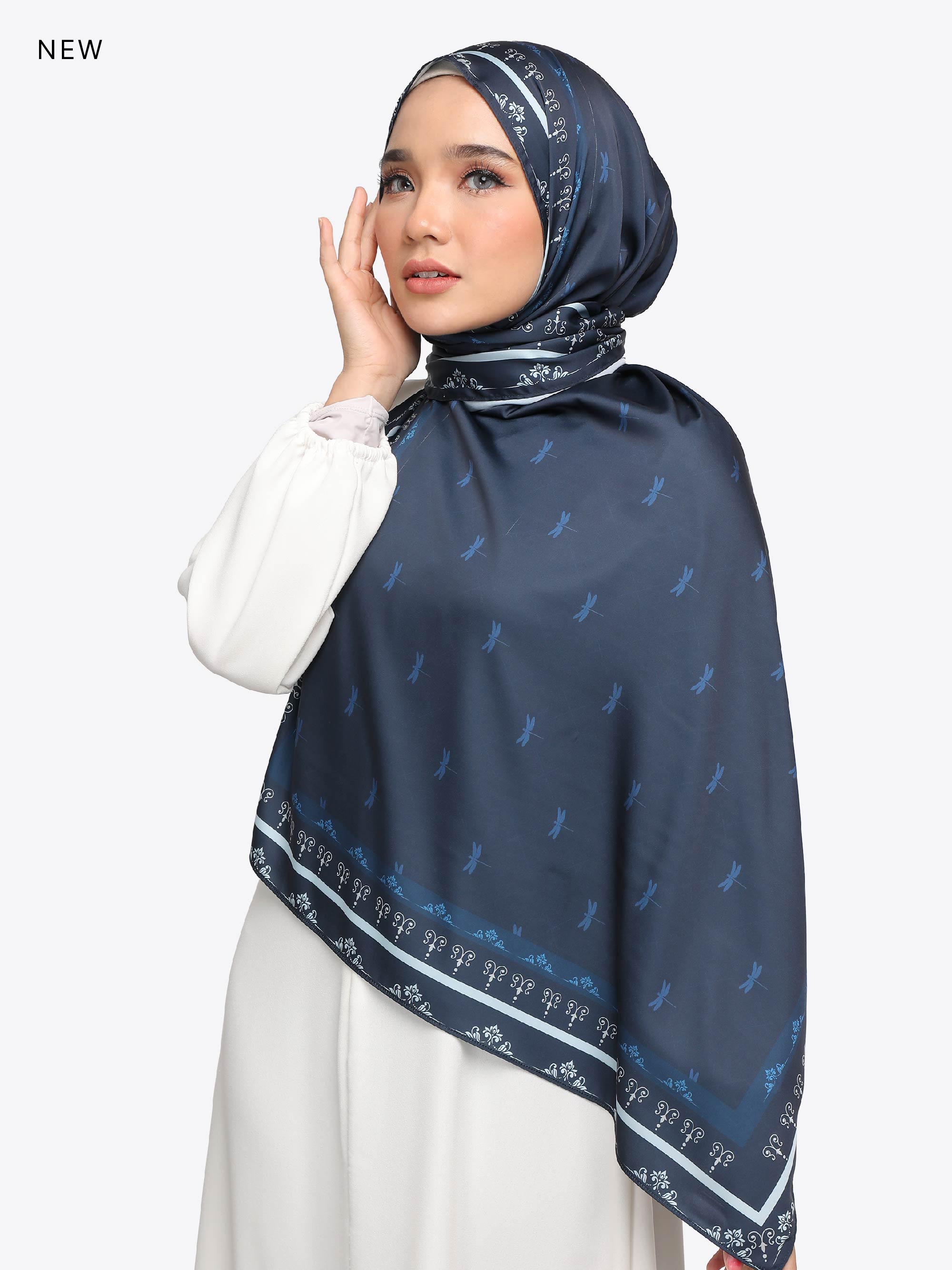 Hera Satin Silk Shawl