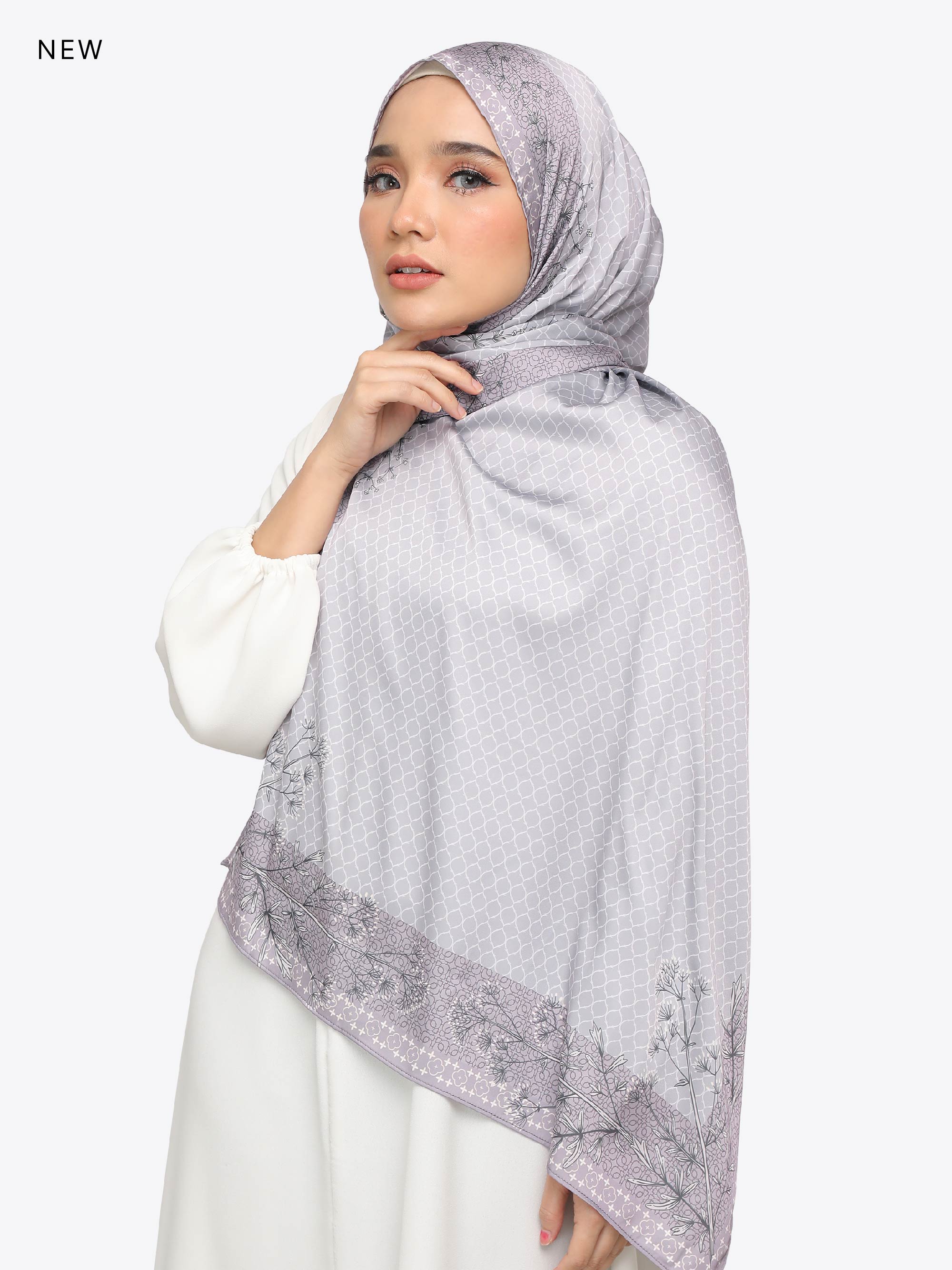 Hera Satin Silk Shawl