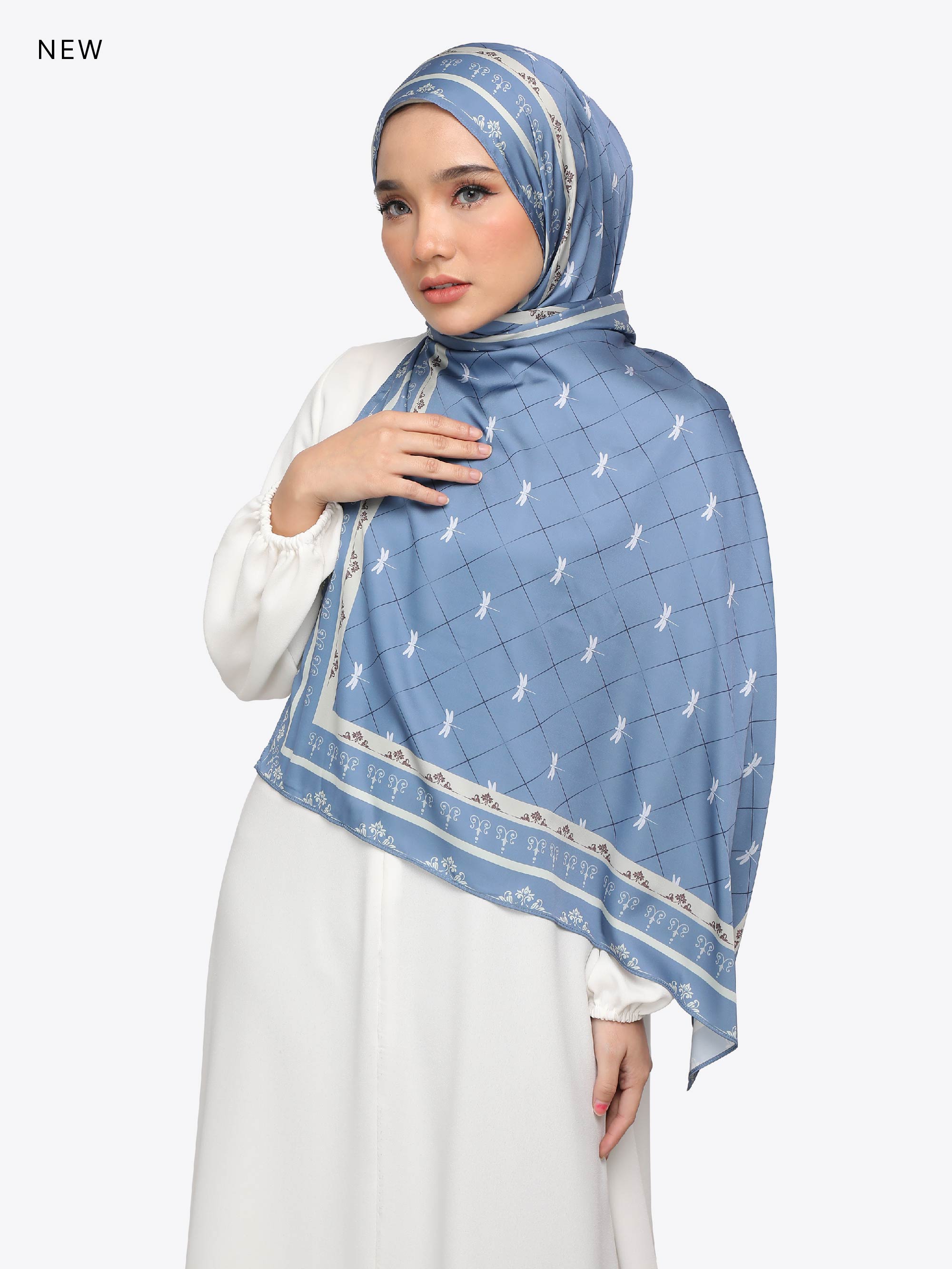 Hera Satin Silk Shawl