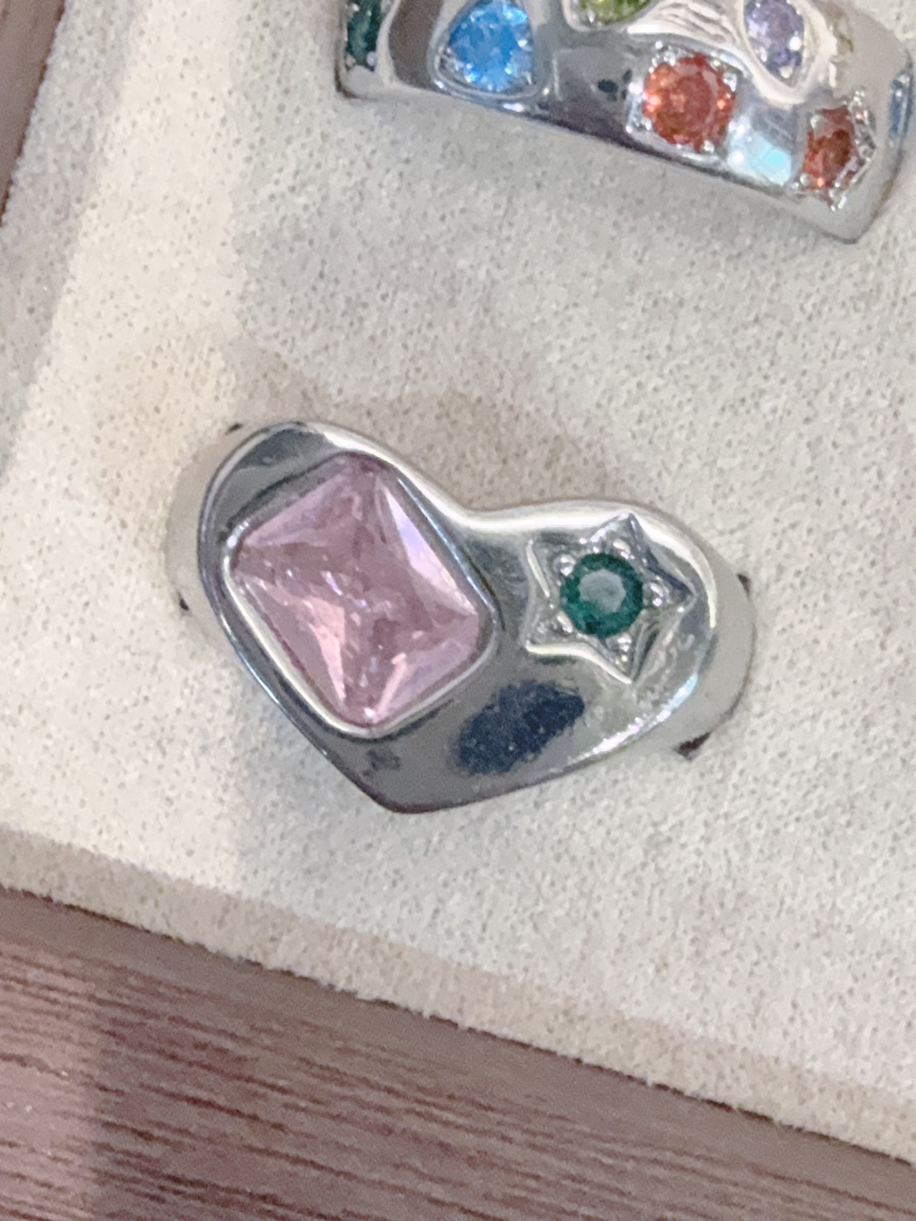 [Acc💍] 彩虹鋯石戒指🇰🇷 - IB49003