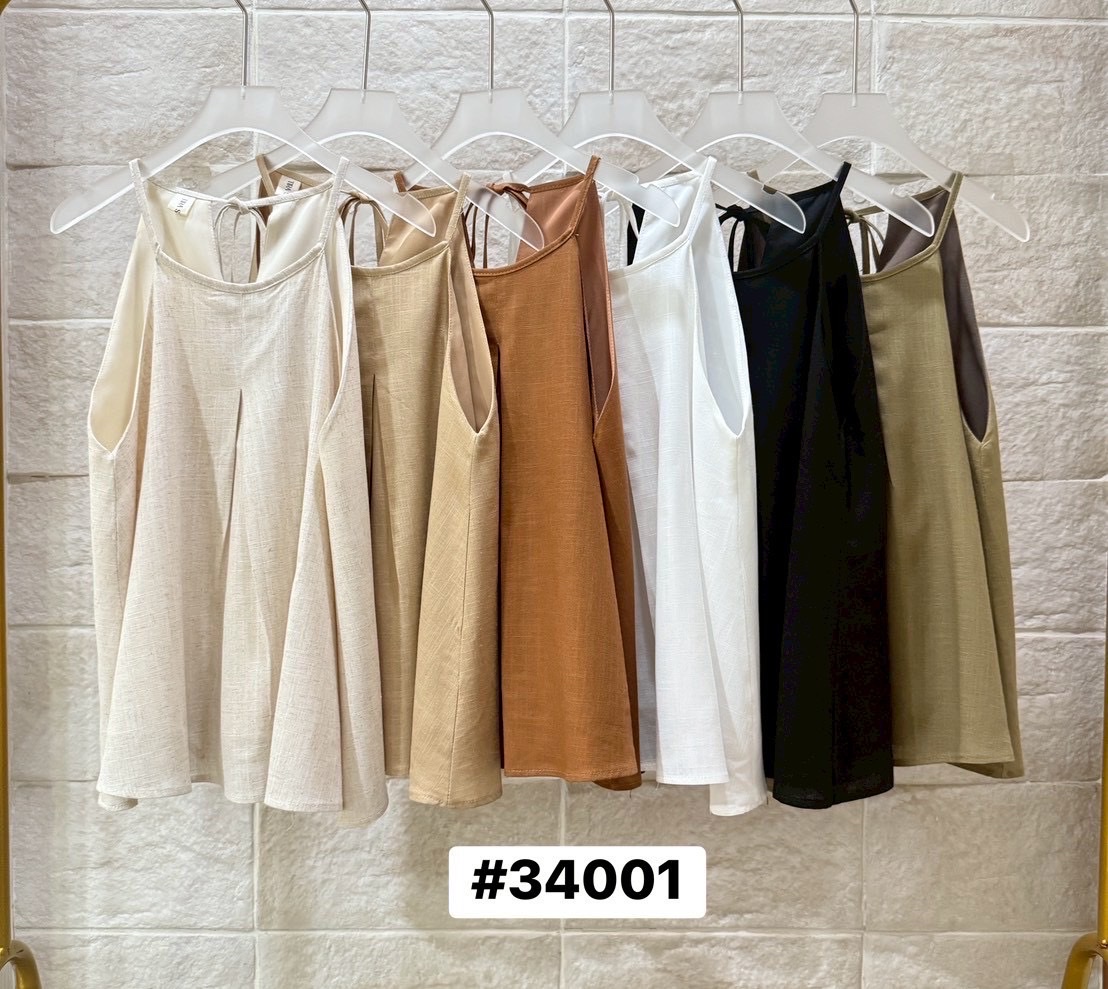 現貨）棉麻系列 上衣類 - 34001
