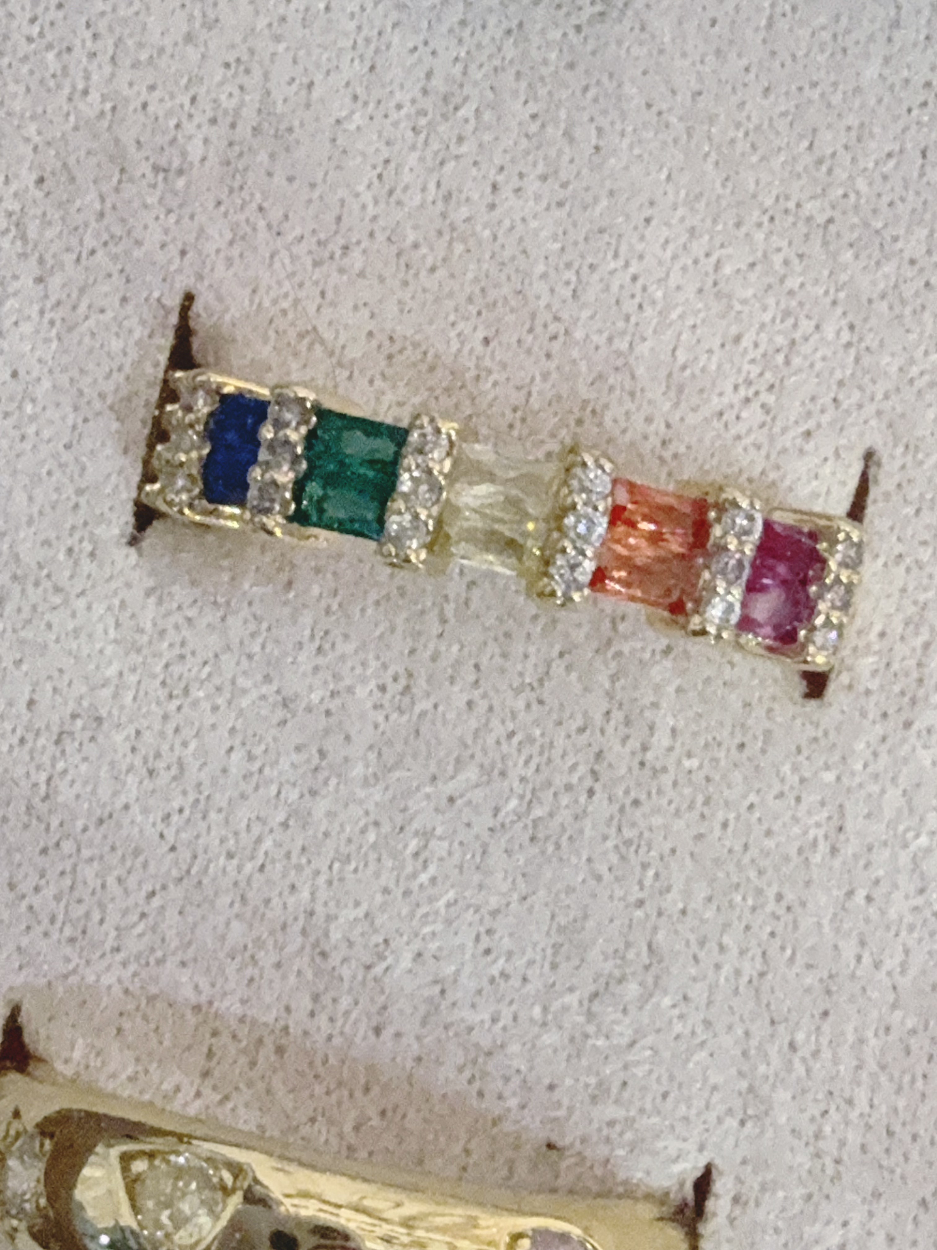 [Acc💍] 彩虹鋯石戒指🇰🇷 - IB49003
