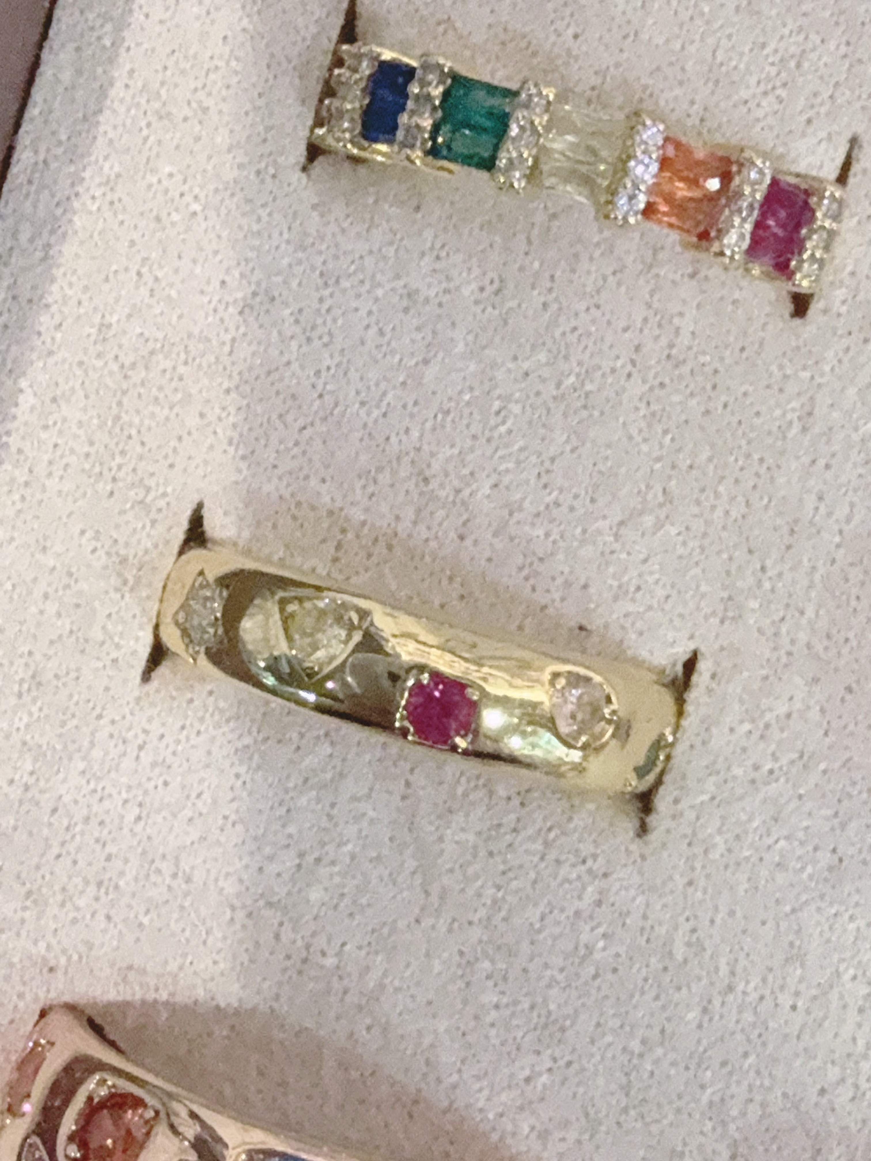 [Acc💍] 彩虹鋯石戒指🇰🇷 - IB49003