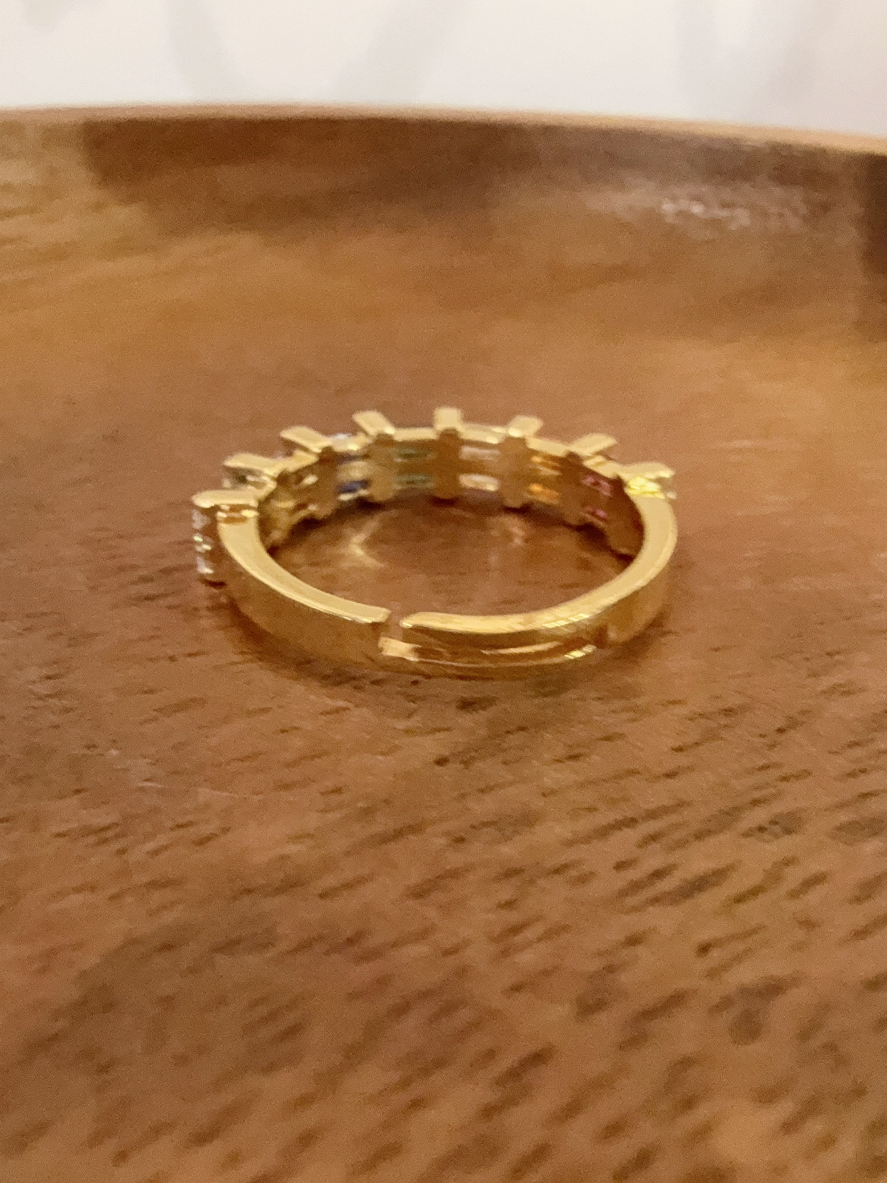 [Acc💍] 彩虹鋯石戒指🇰🇷 - IB49003