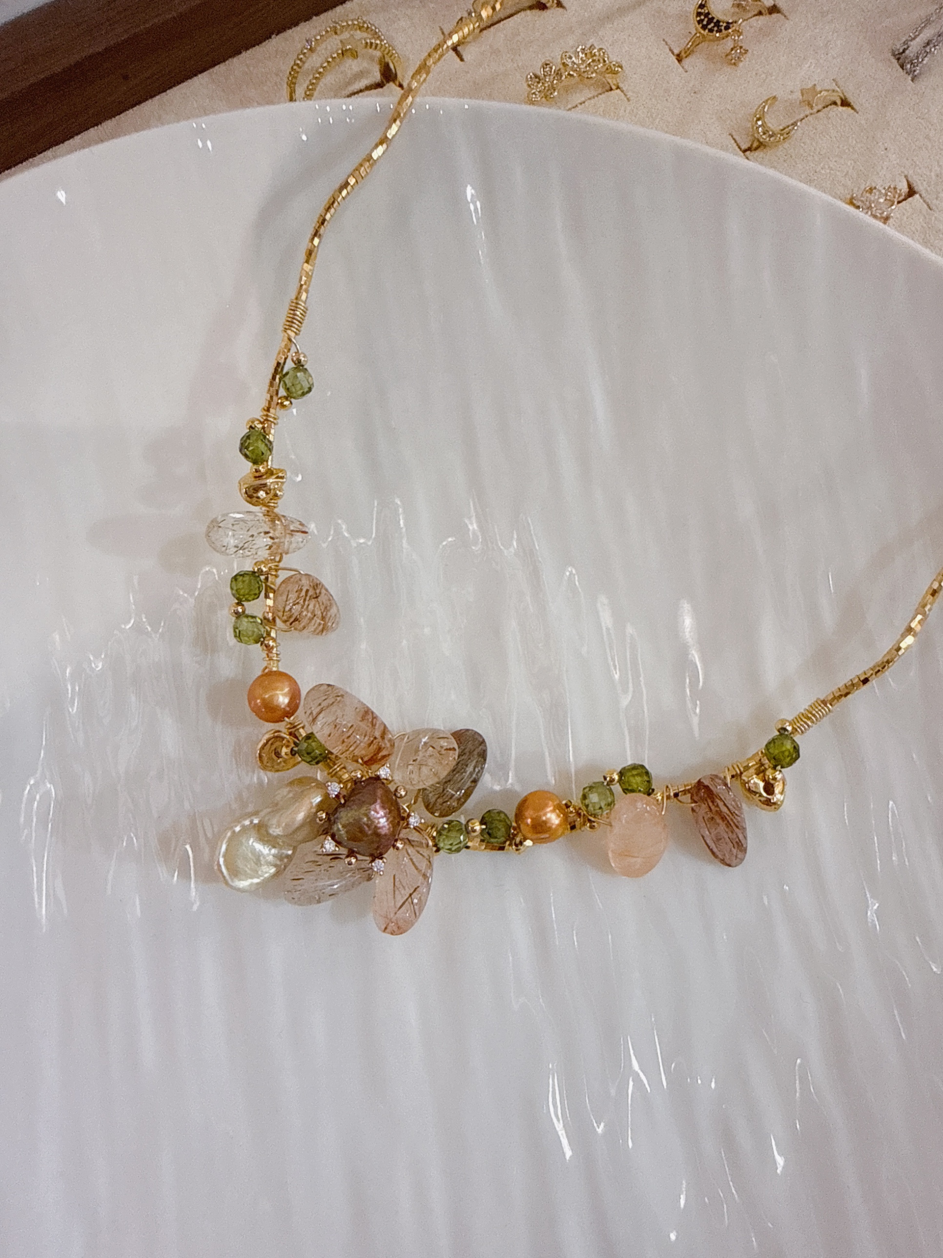 [Acc💍]天然石花花頸鏈🇹🇭 - IB49002