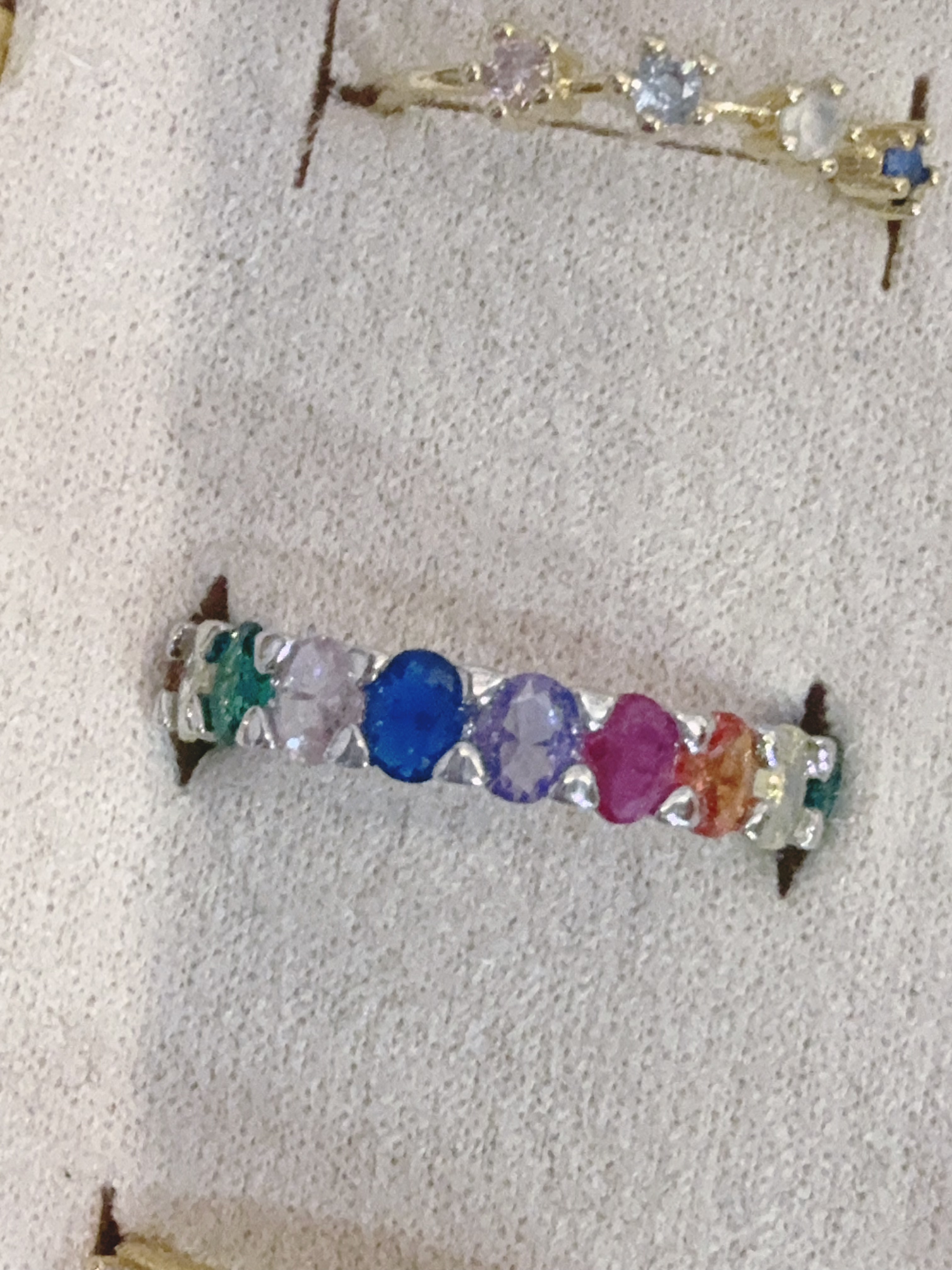 [Acc💍] 彩虹鋯石戒指🇰🇷 - IB49003