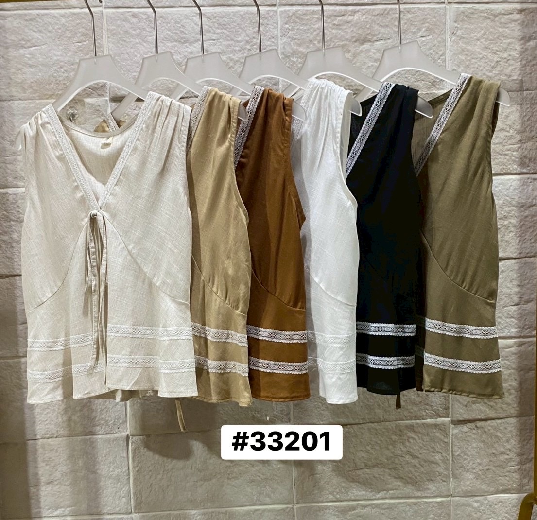 現貨）棉麻系列 上衣類 - 33201