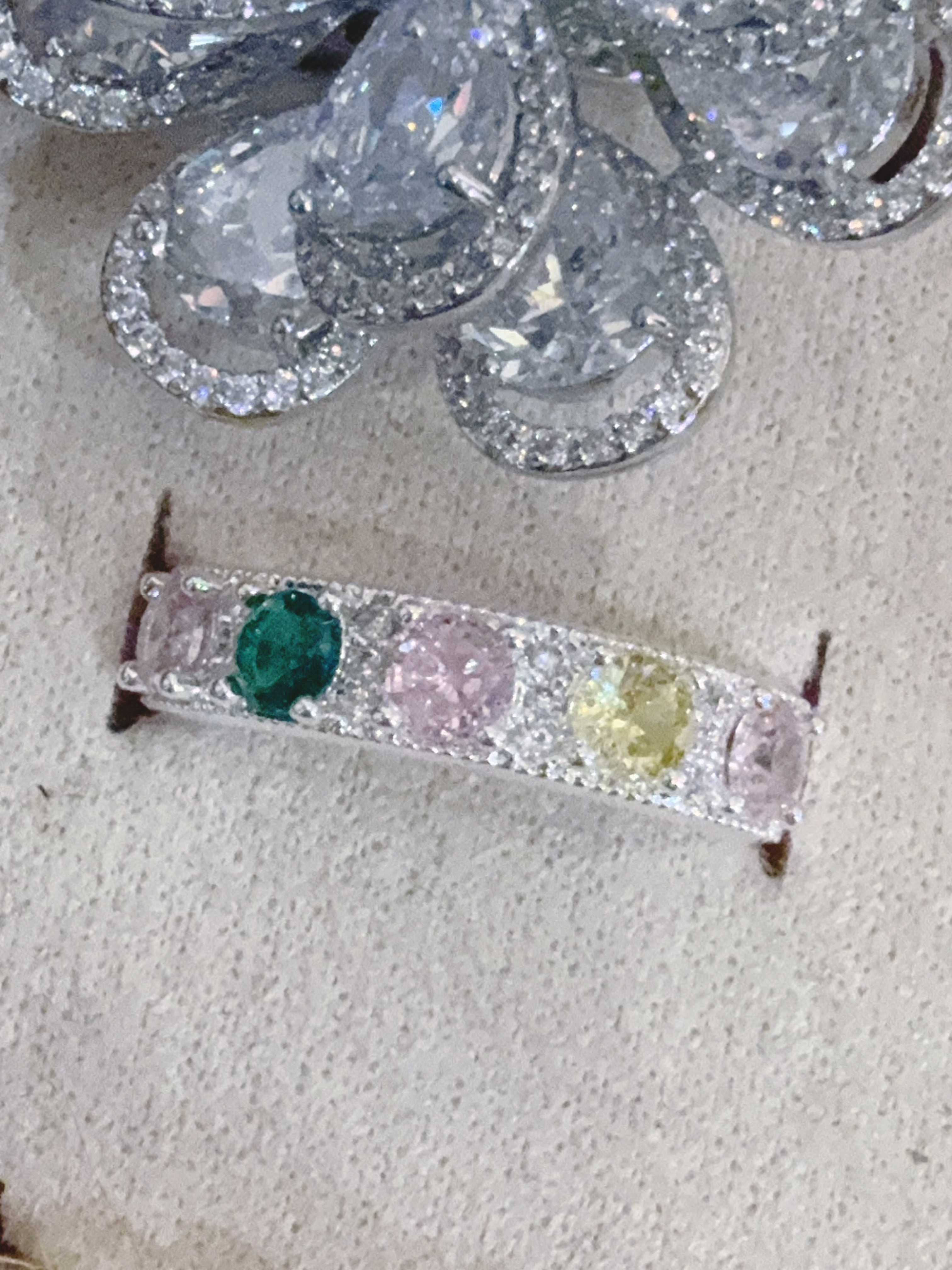 [Acc💍] 彩虹鋯石戒指🇰🇷 - IB49003