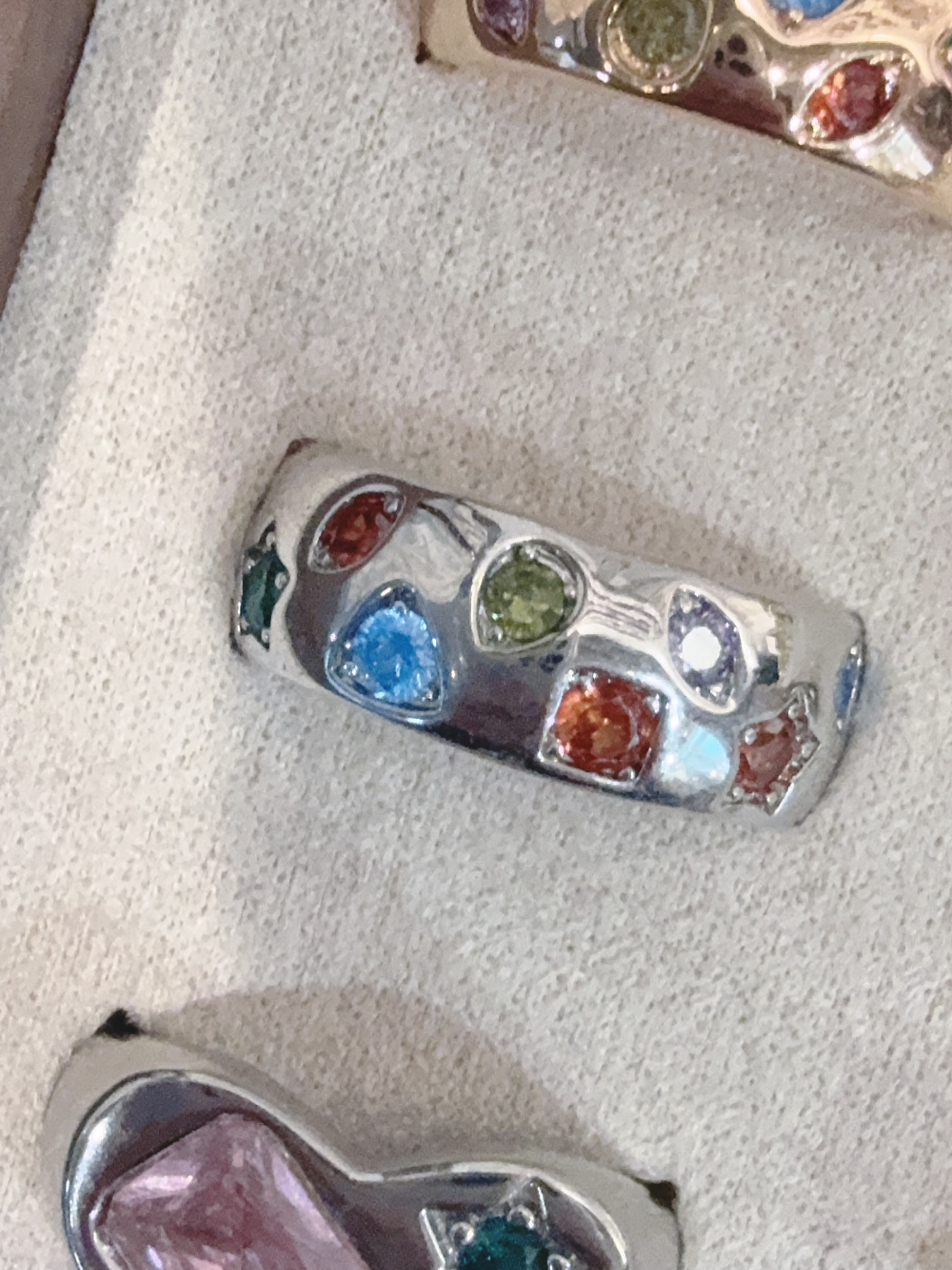 [Acc💍] 彩虹鋯石戒指🇰🇷 - IB49003