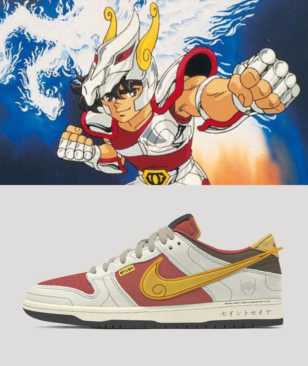 圣斗士星矢,Dunk Low  又是一波回忆杀！《圣斗士星矢》Dunk 原来长这样！