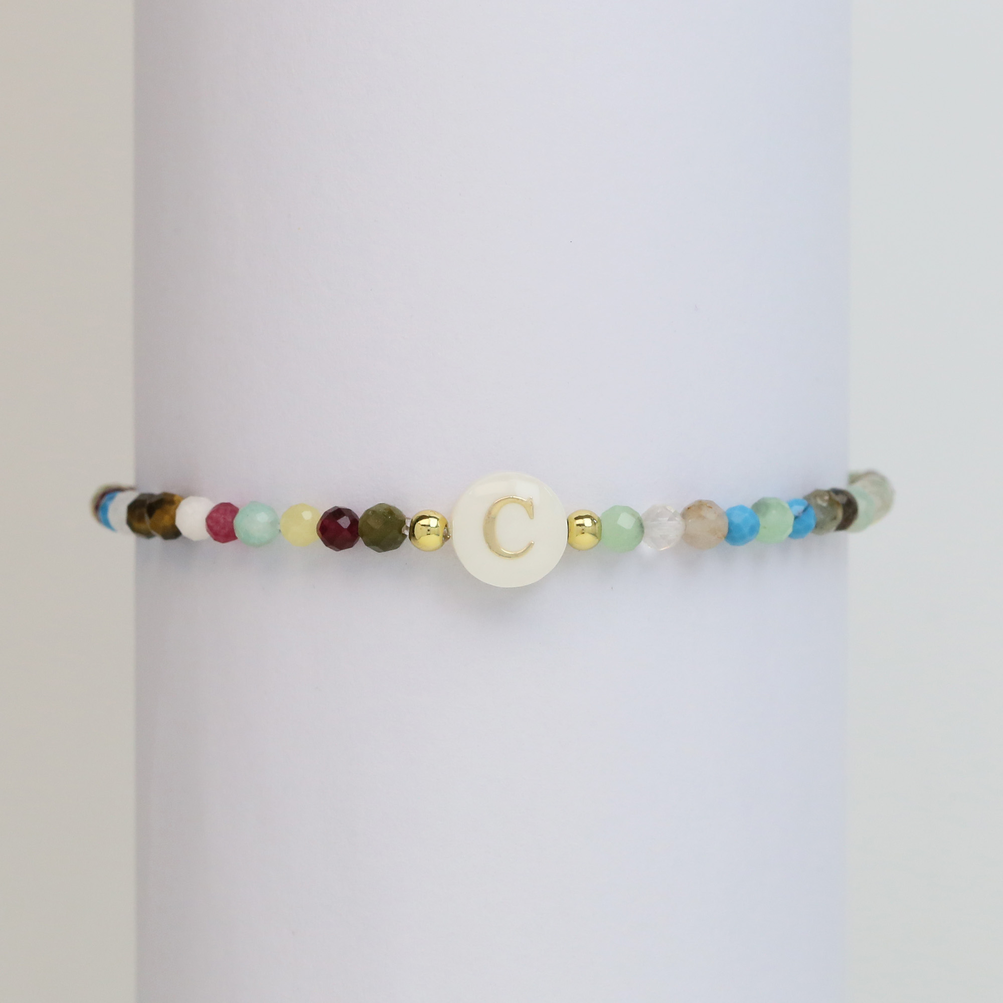 Crystal Initial Bracelets