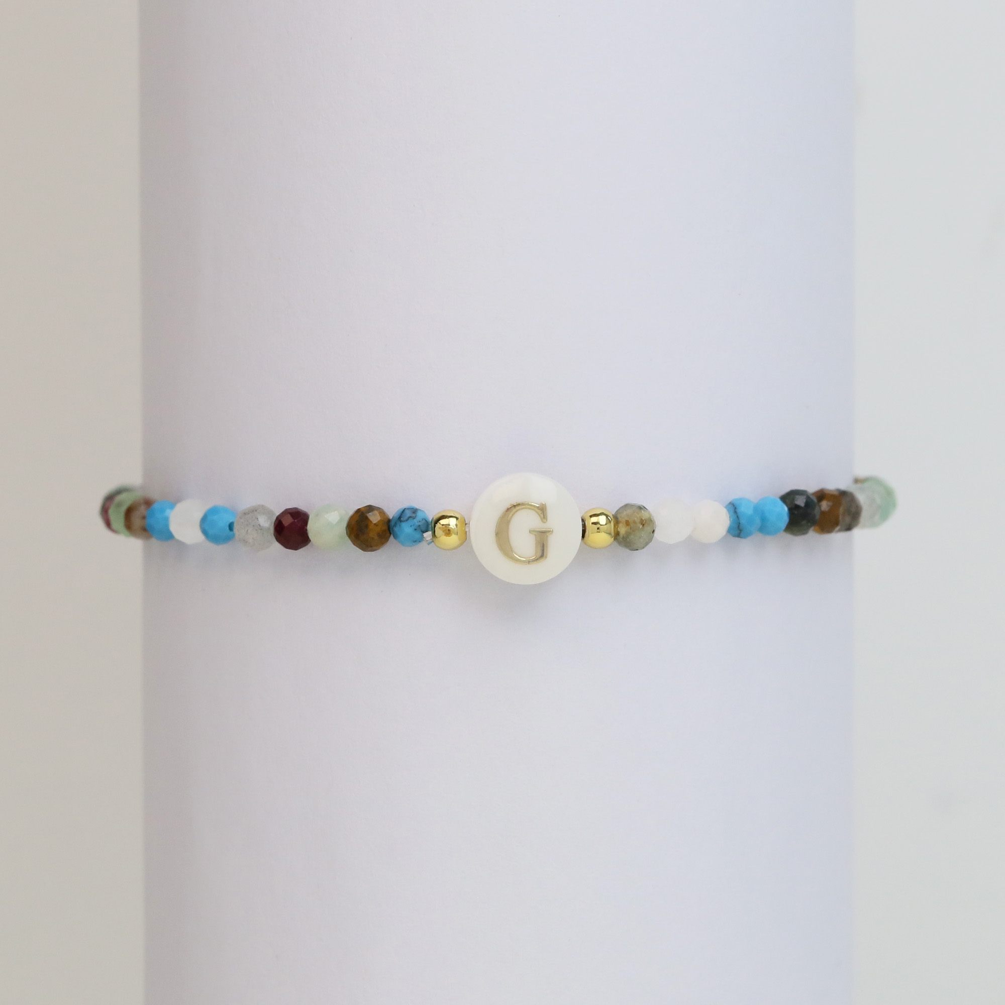 Crystal Initial Bracelets