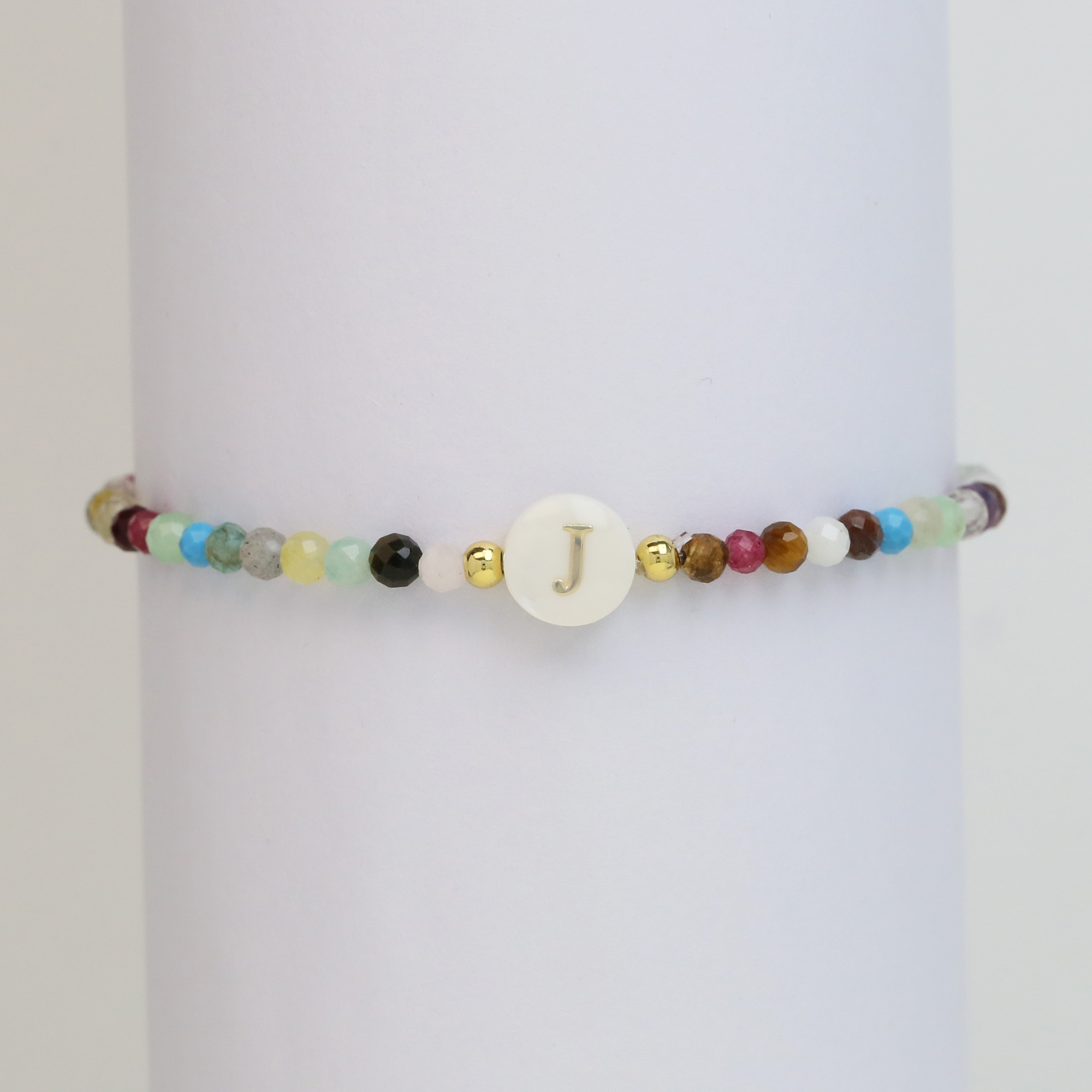 Crystal Initial Bracelets