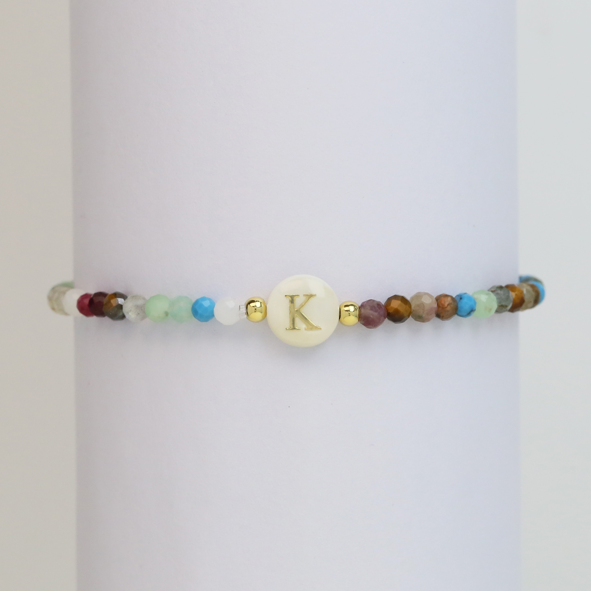 Crystal Initial Bracelets