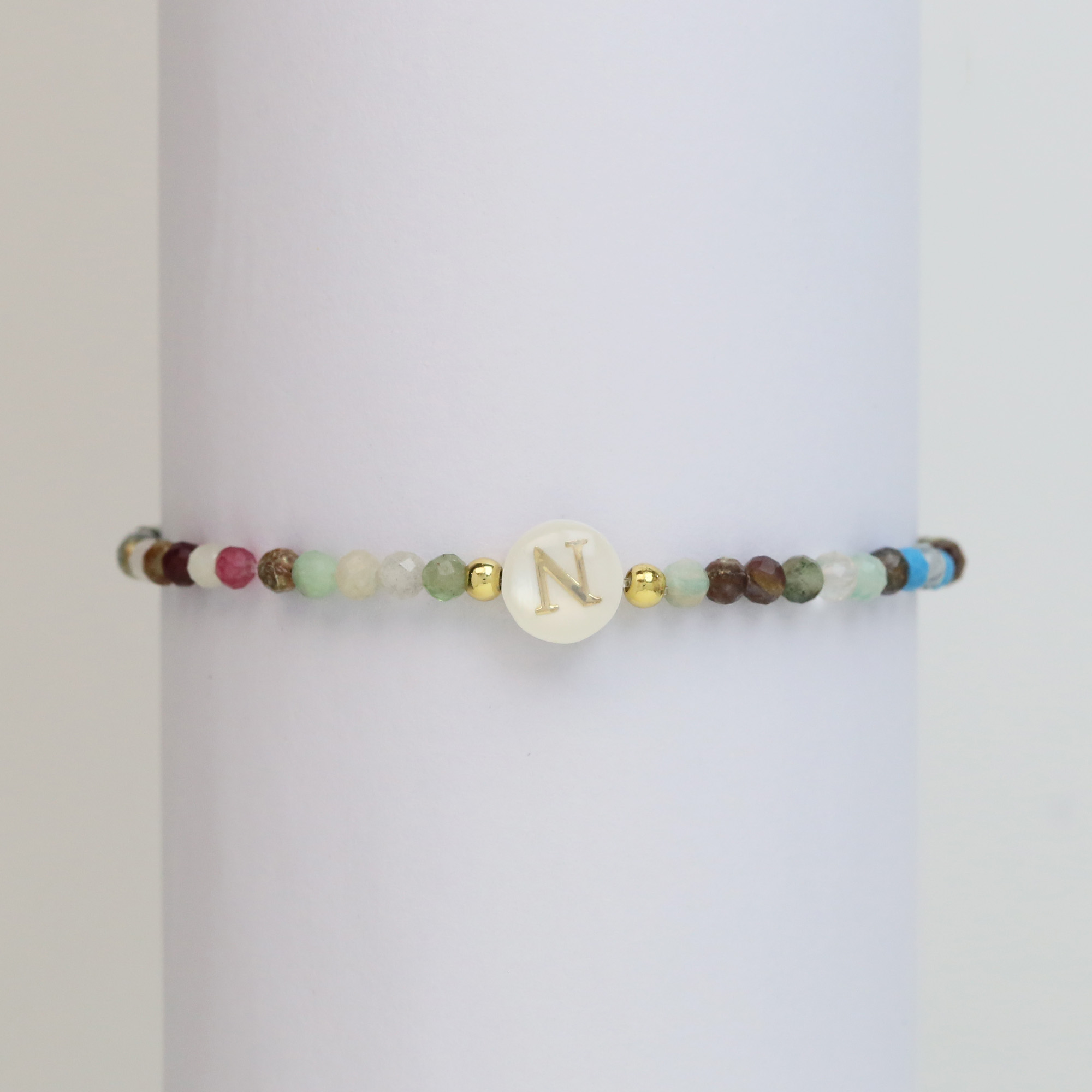 Crystal Initial Bracelets